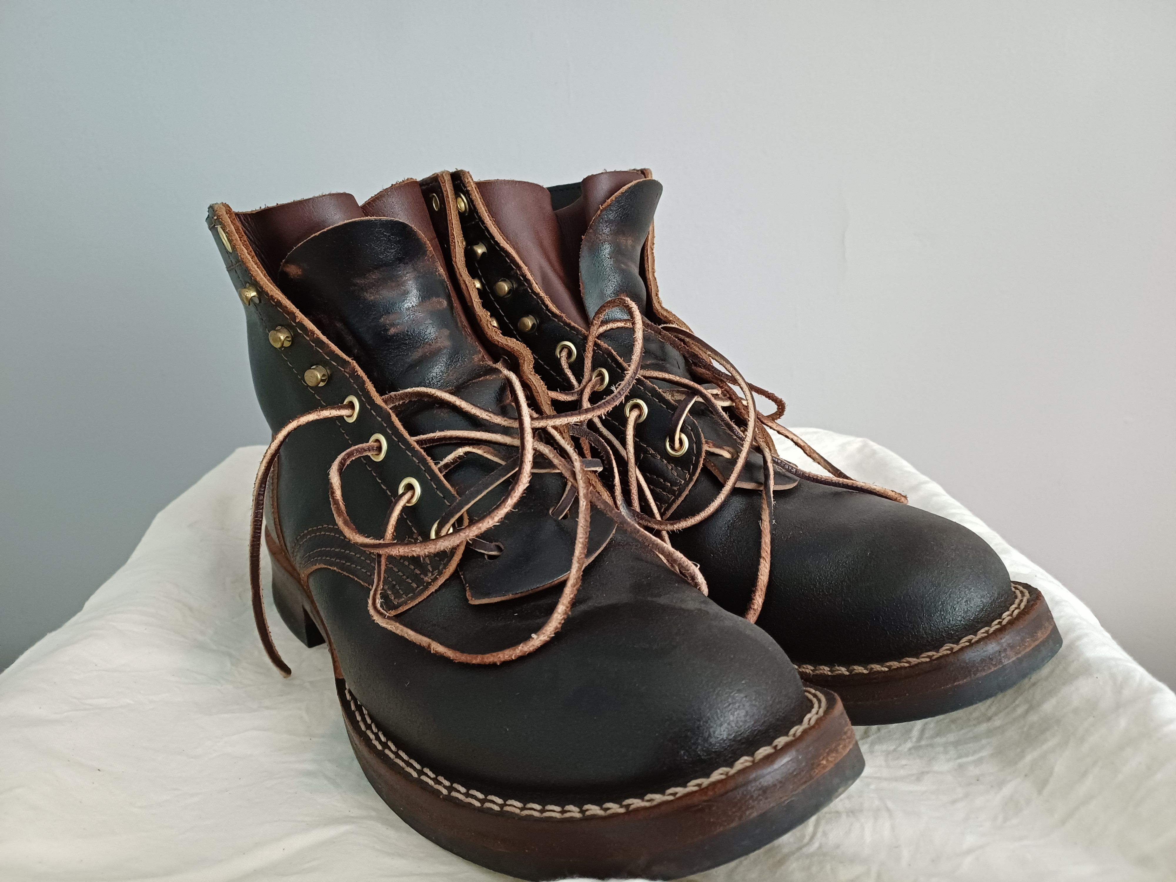 Nicks Boots Nicks Robert - Horween waxed flesh Size US 11 / EU 44 - 2 Thumbnail