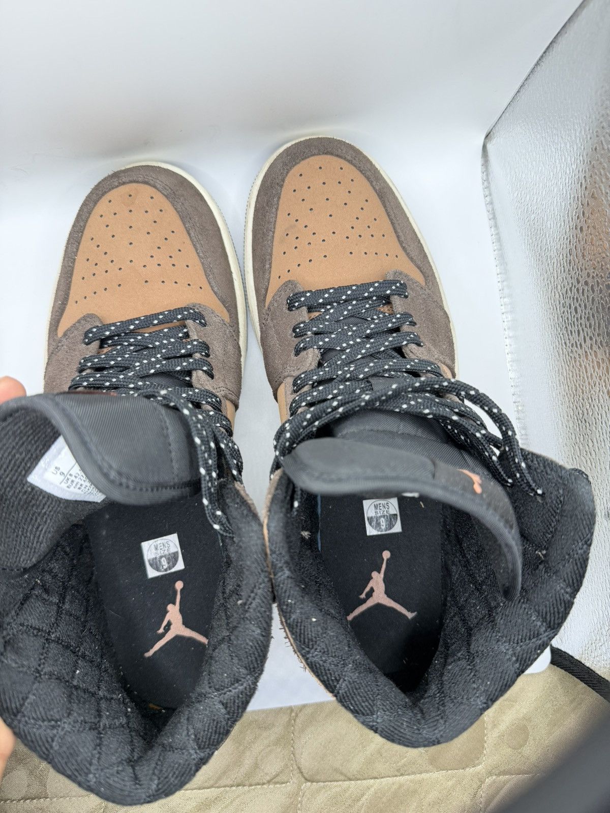 Nike Air Jordan 1 Mid SE 'Dark Chocolate' 2021 Size US 9 / EU 42 - 12 Thumbnail
