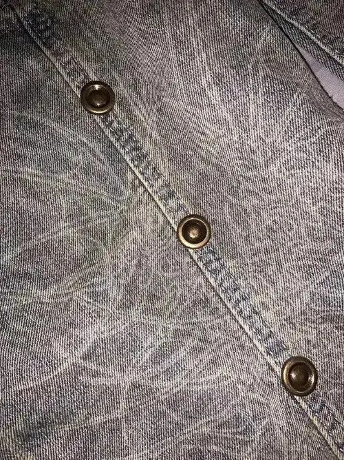 Jean Washed Old Big Print Flare Jeans Retro Size US 30 / EU 46 - 4 Thumbnail