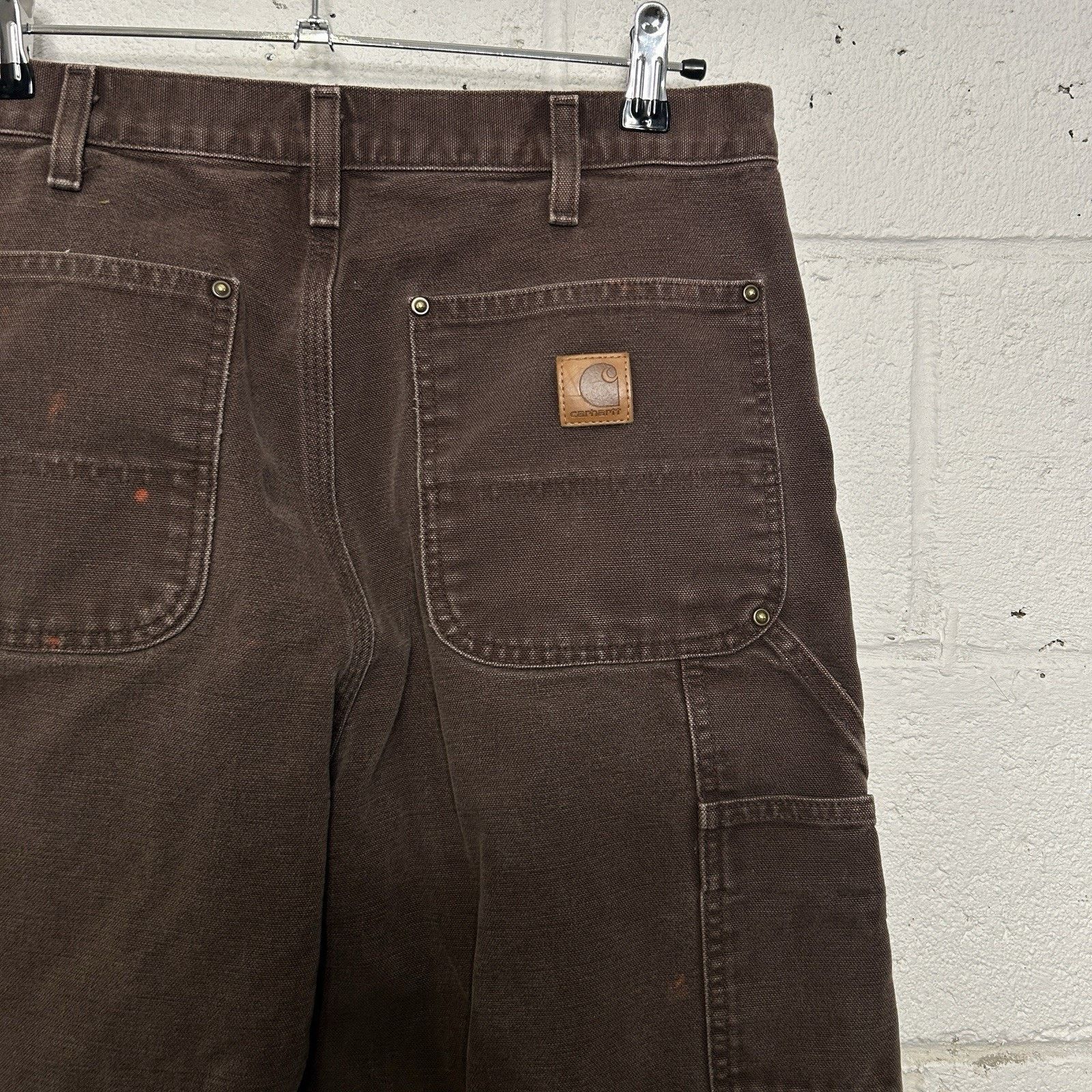 Carhartt Vintage Carhartt DoubleKnee Dungaree Pants “Dark Brown” Size US 32 / EU 48 - 9 Thumbnail