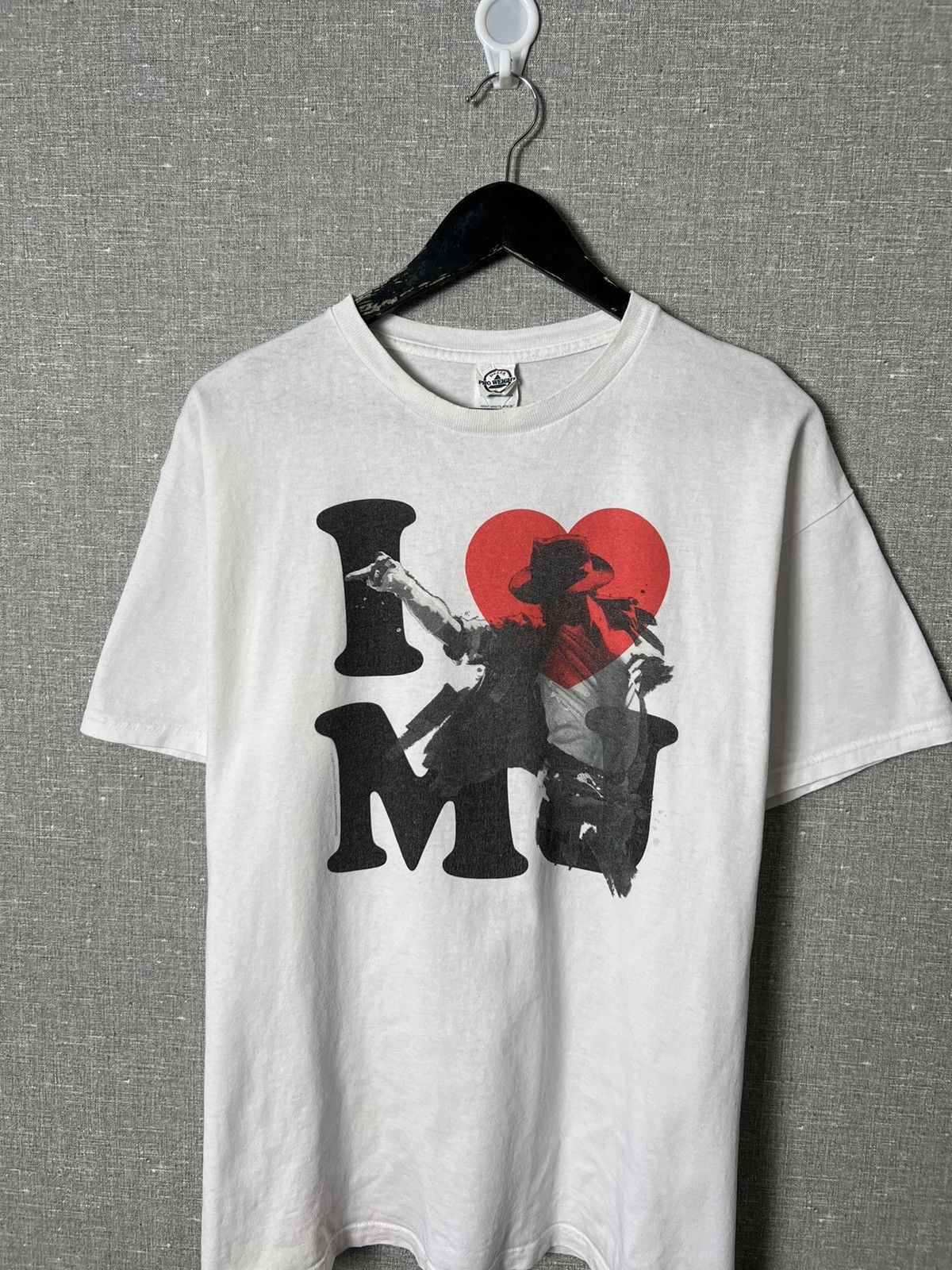 Band Tees Vintage I Love MJ (Michael Jackson) 2000s T-Shirt Size US L / EU 52-54 / 3 - 2 Thumbnail