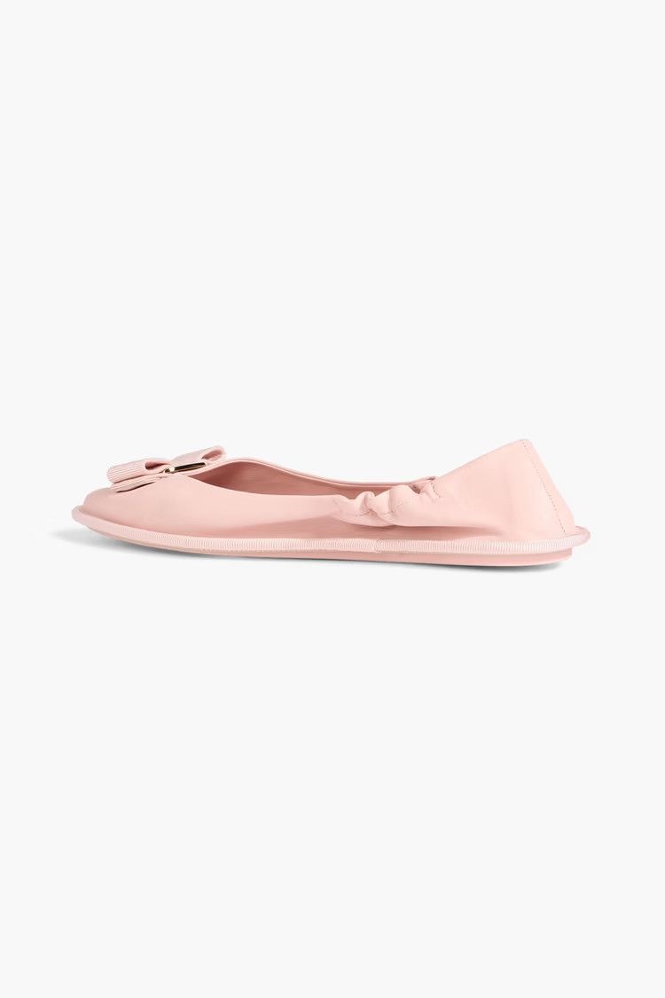 Salvatore Ferragamo o1y0426 Ballet Flats in Pink Size US 5.5 / IT 35.5 - 2 Thumbnail