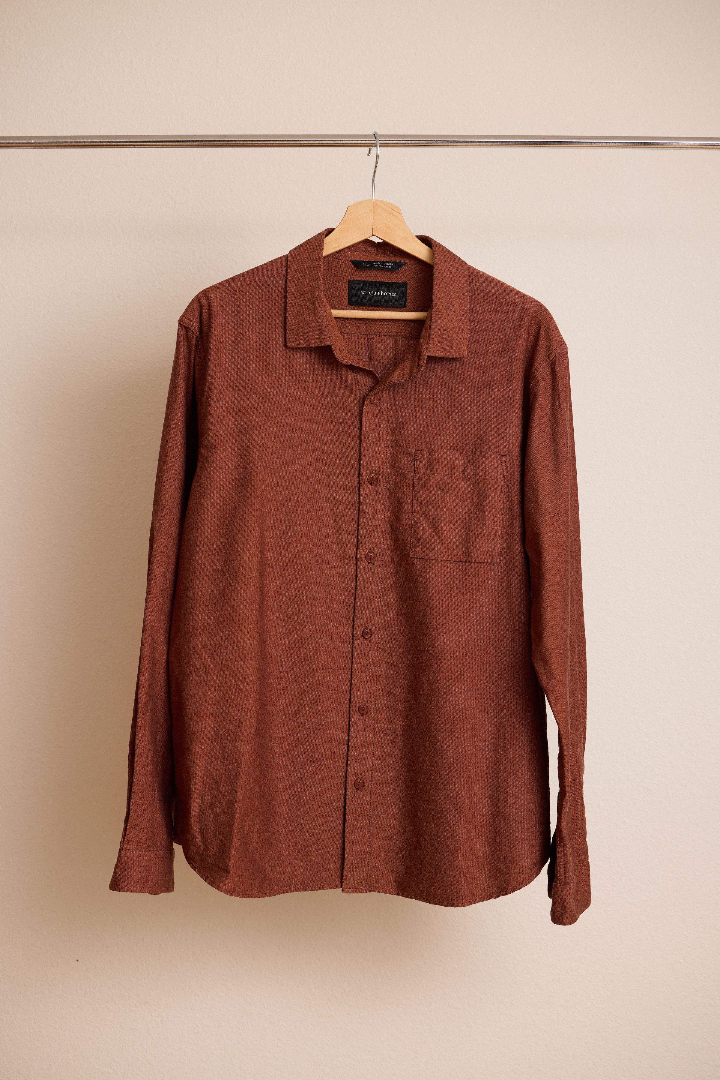Wings + Horns Wings + Horns Long-Sleeved Button Down in 