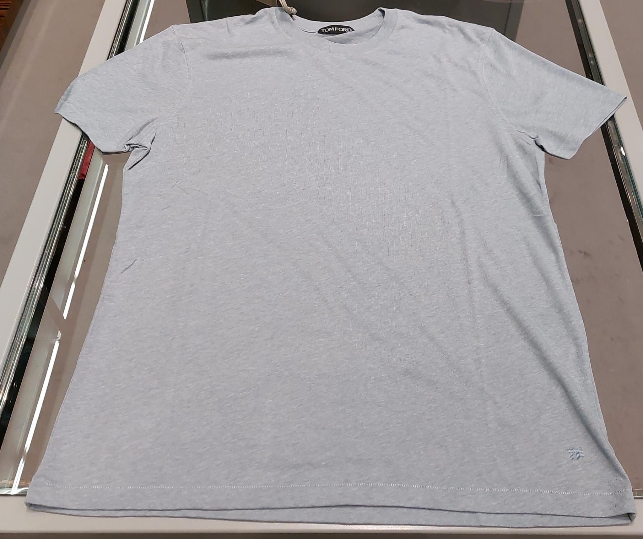 Tom Ford o1loc1c0824 TFJ305 T-Shirt in Grey Size US S / EU 44-46 / 1 - 1 Thumbnail