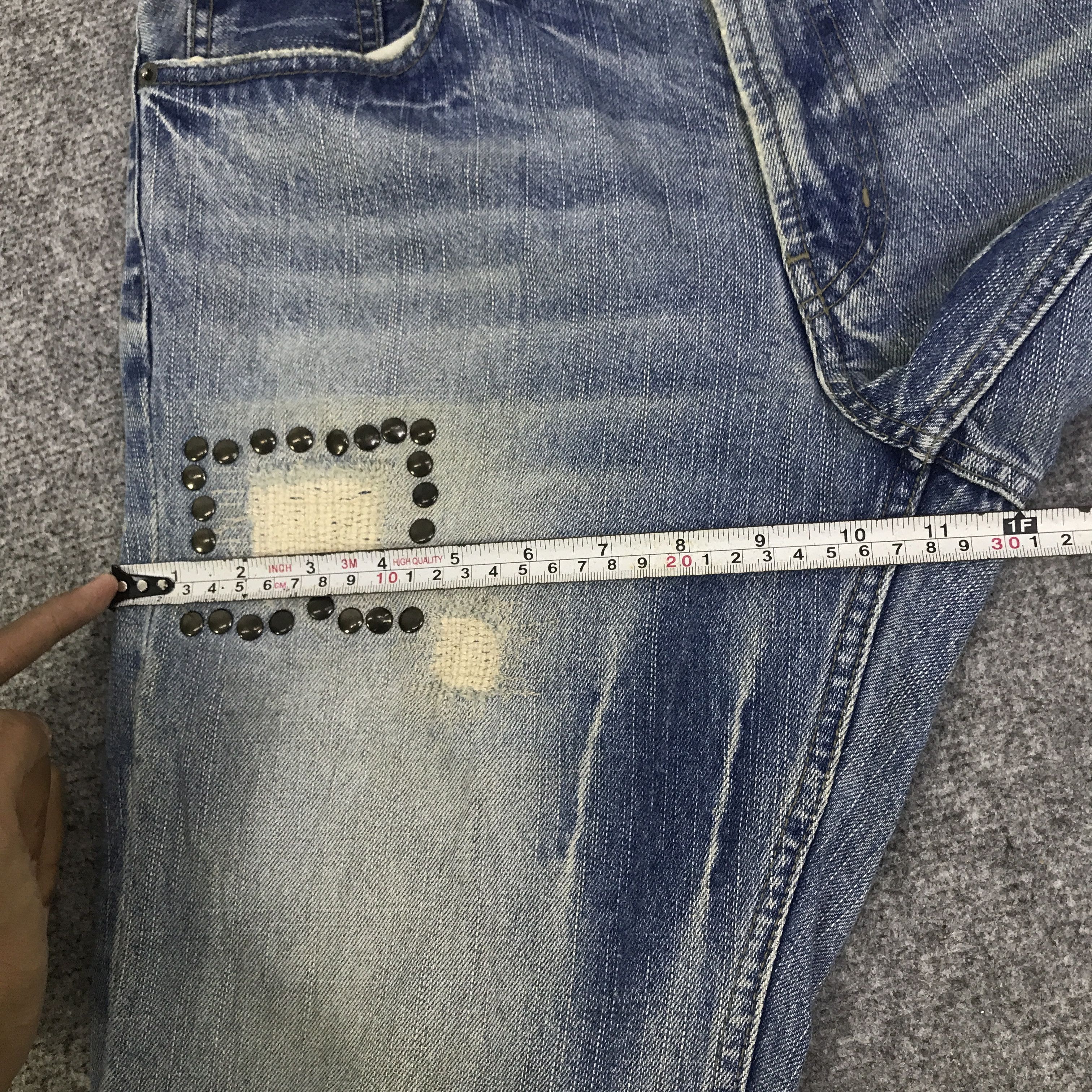 PPFM PPFM Japan Design distressed jeans Pants K130B17 Size US 32 / EU 48 - 9 Thumbnail
