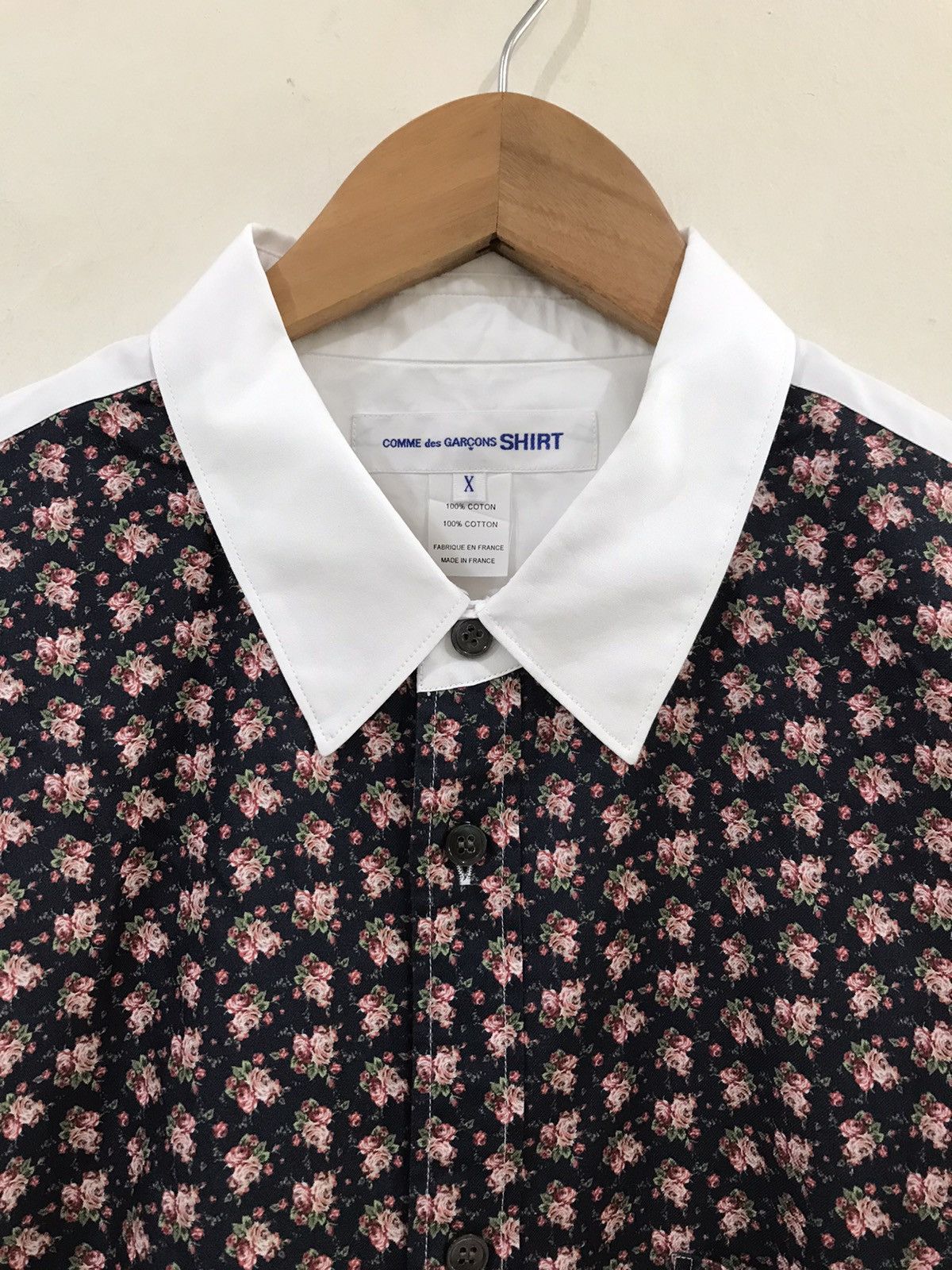 Comme des Garcons Comme des garcons Flower Print Shirt Size US L / EU 52-54 / 3 - 4 Thumbnail