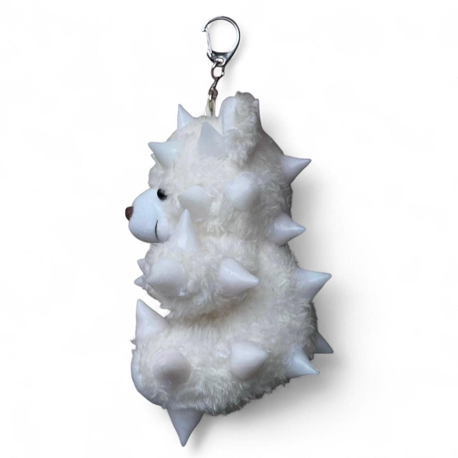 Other Teddy Bear Charm White Spiked Handmade Size ONE SIZE - 2 Thumbnail