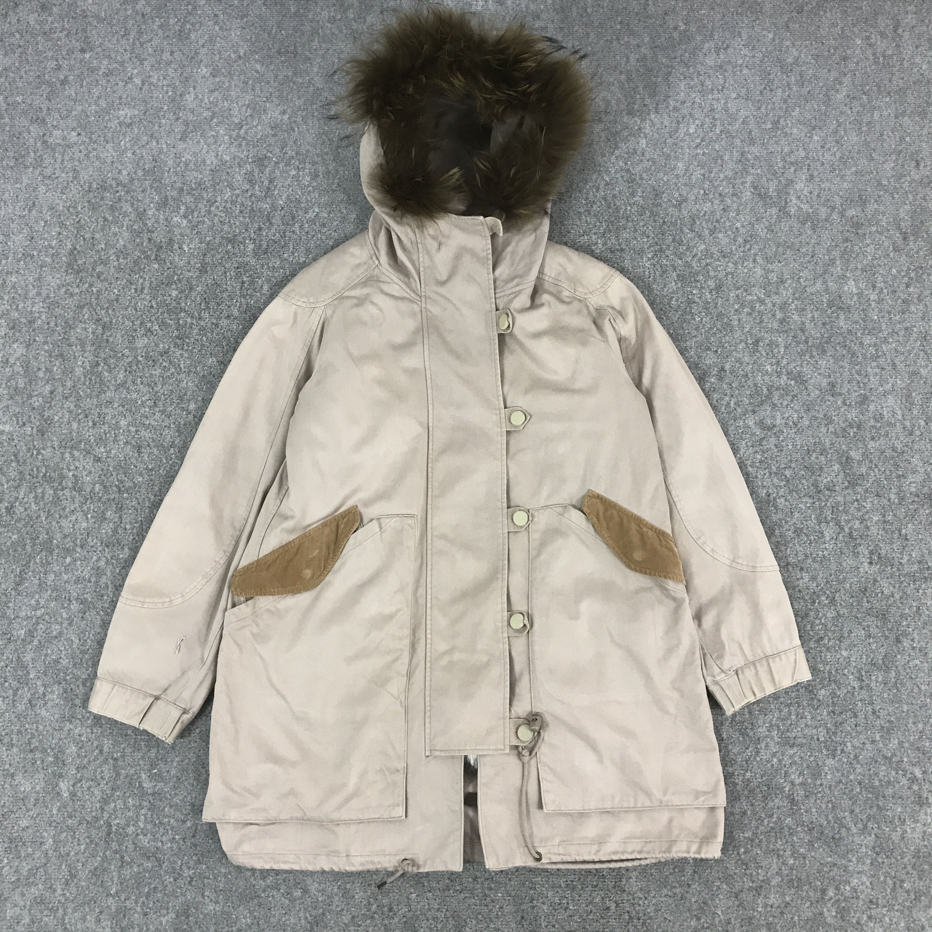 Tsumori Chisato TSUMORI CHISATO BY ISSEY MIYAKE PARKAS FUR JACKET Size US M / EU 48-50 / 2 - 1 Thumbnail
