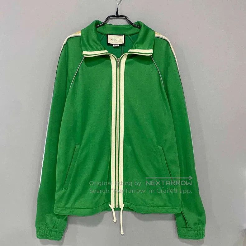 Green 3M Reflective Zip Jacket Gucci.