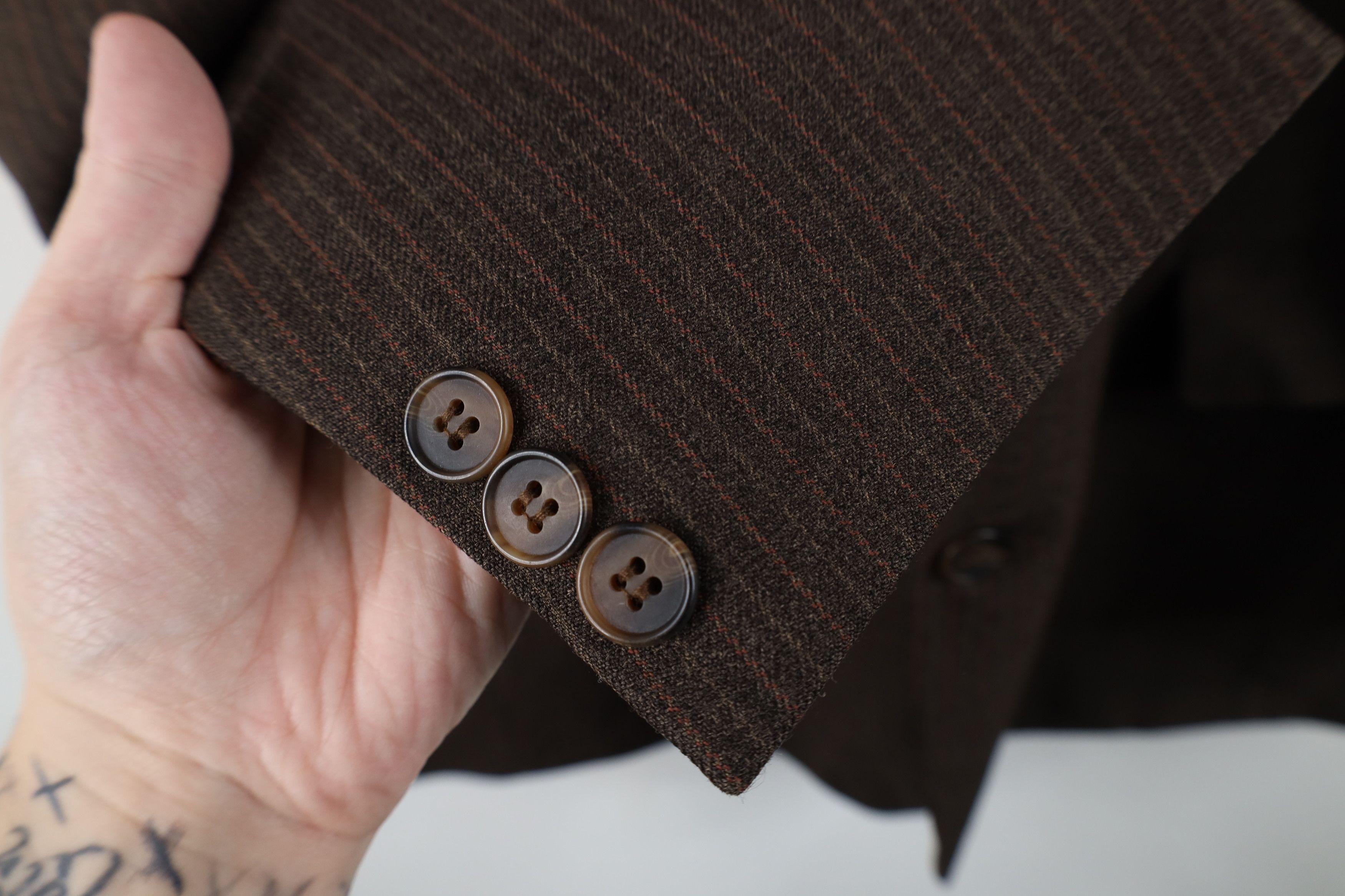 Vintage Vintage 70s Streetwear Suit Coat Blazer Jacket Brown USA Size US XXL / EU 58 / 5 - 5 Thumbnail