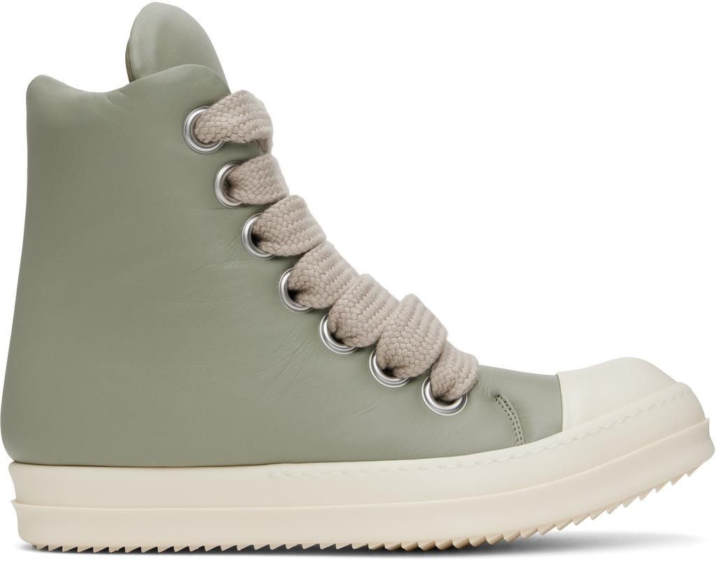 Rick Owens Rick Owens Mainline 'Padded Ramone' Hi Mint & Milk Sneakers Size US 14 / EU 47 - 1 Preview
