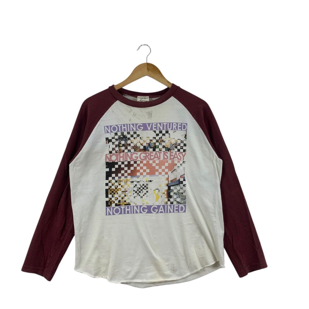 Other MORRIS SMITH x FOX GLOVE Art Director Raglan Tee Shirt Top Size L / US 10 / IT 46 - 3 Thumbnail