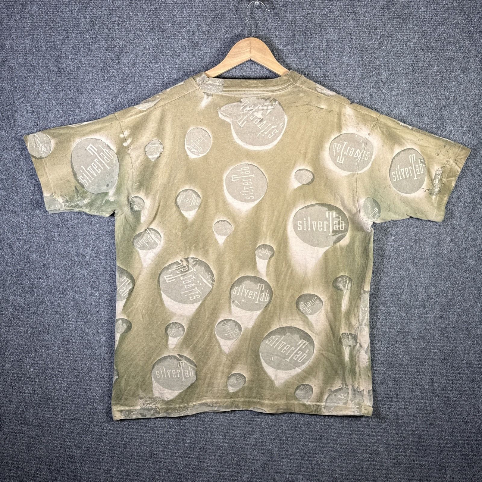 Levi's Vintage Levis Shirt Mens XL Green 90s AOP Silver Tab Strauss Size US XL / EU 56 / 4 - 6 Thumbnail