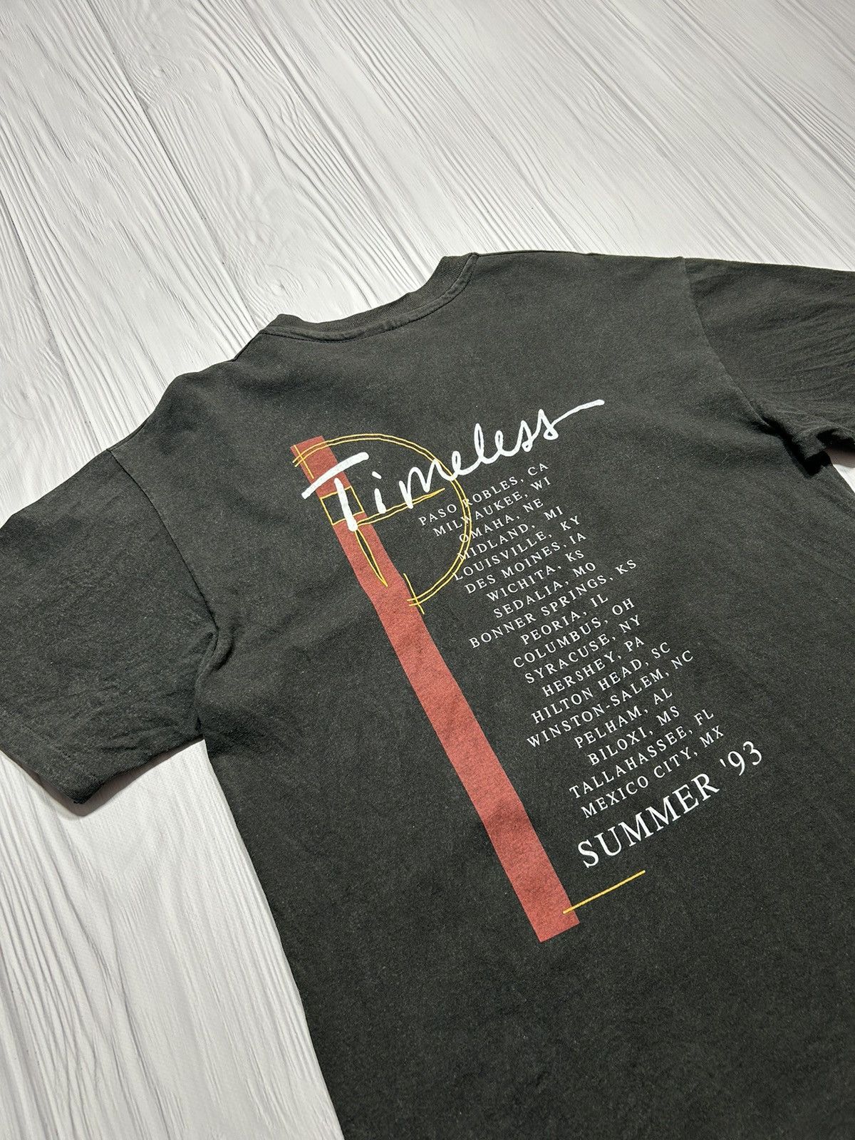 Band Tees Vintage 1993 Singer Michael Bolton Timeless Tour T-Shirt Size US L / EU 52-54 / 3 - 13 Thumbnail