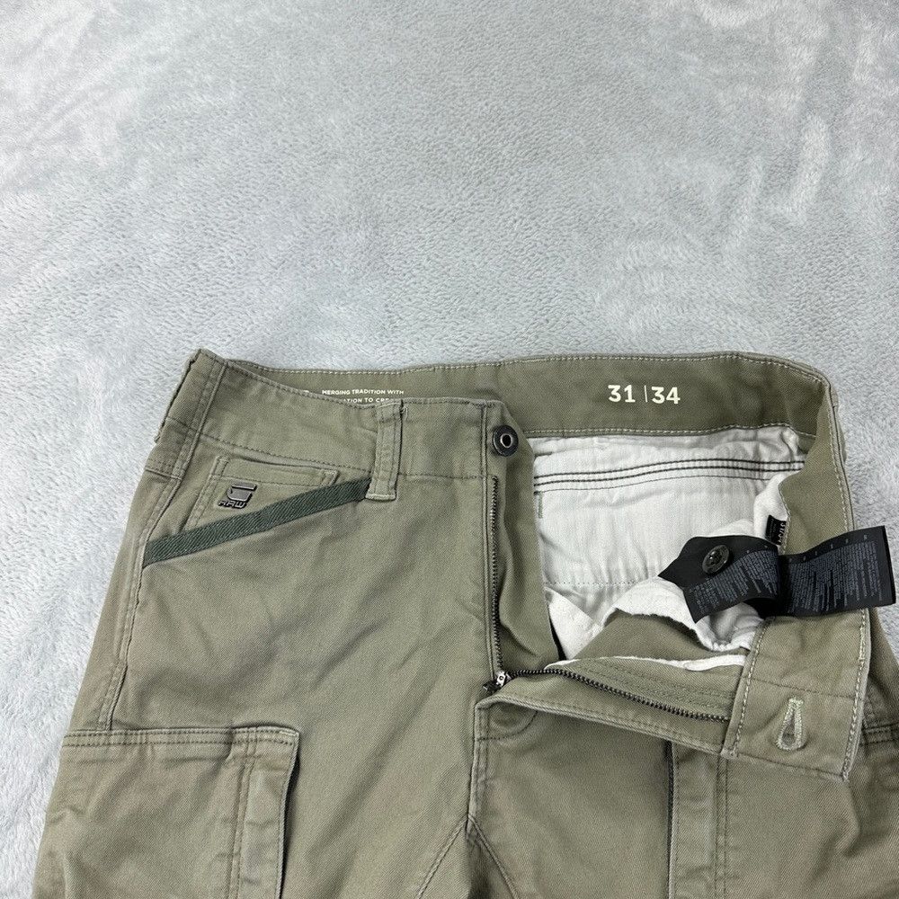 G-Star G-Star RAW Green Zip PKT 3D Skinny Cargo Pants Men’s Size 3 Size US 31 - 5 Thumbnail