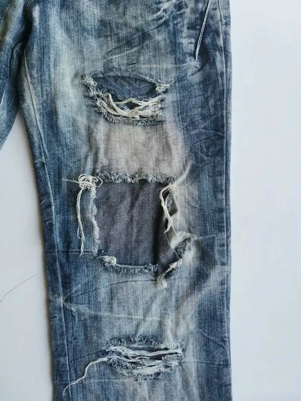 Vintage Very Rare Style Design Jeans Pants Size US 31 - 6 Thumbnail