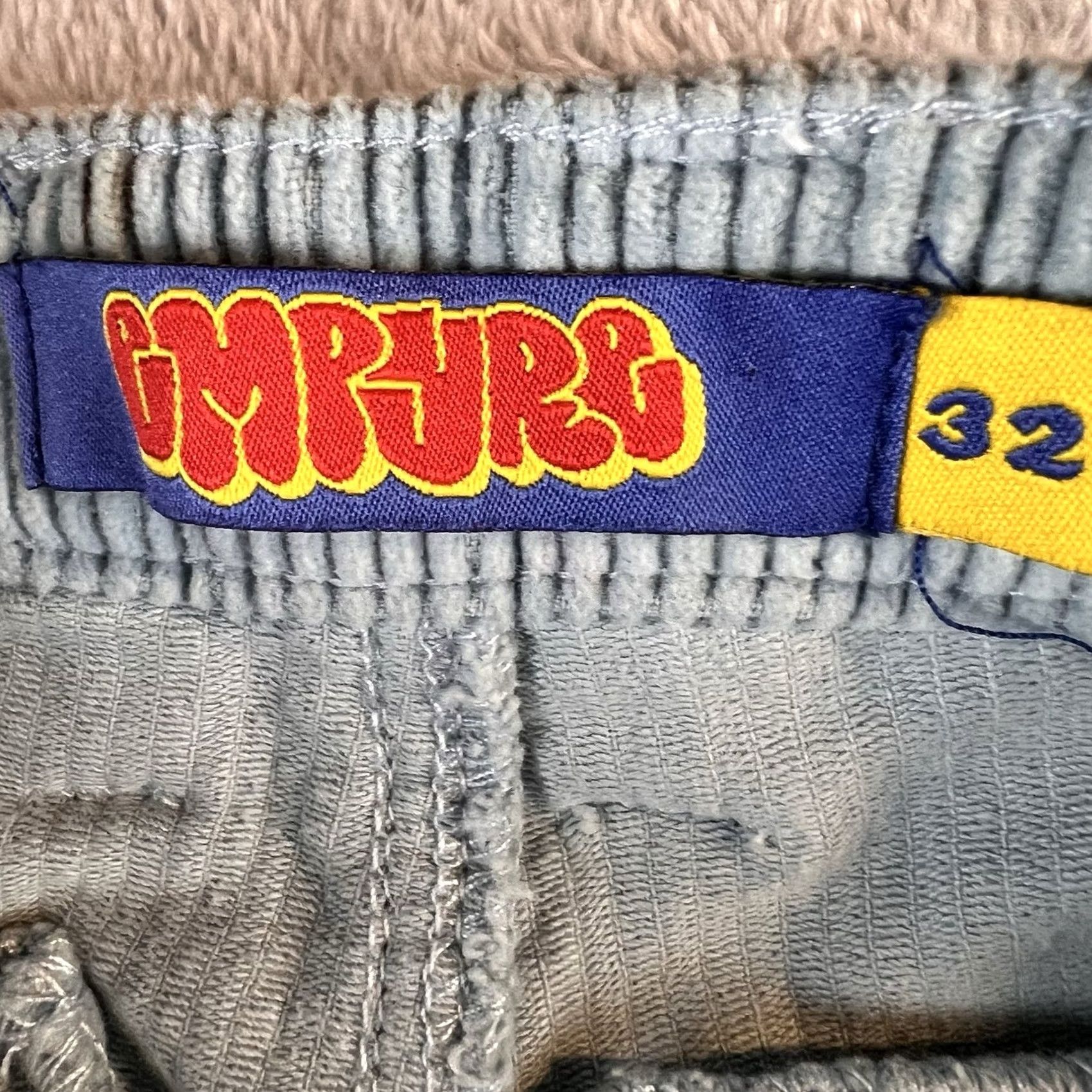 Empyre Empyre Corduroy Cargo Skate Pants Baggy Relaxed Fit Mens 32 (fits 36x30) Y2K Blue Corduroy Pants Mens 90s Baggy Casual Size US 32 / EU 48 - 3 Thumbnail