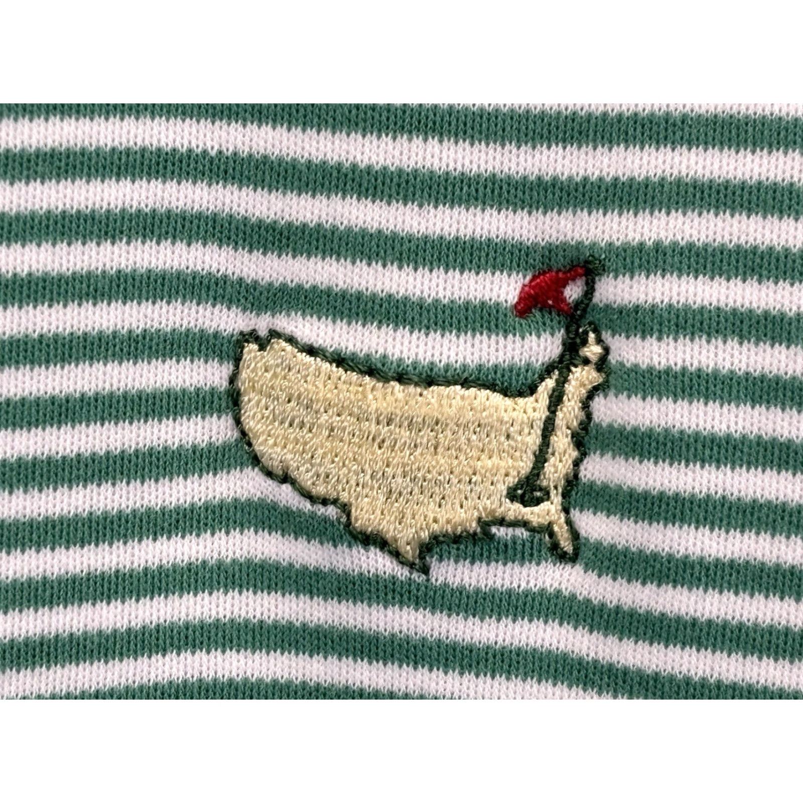 Vintage VINTAGE Masters Golf Striped Polo Shirt Men’s XL Green Augusta Cotton Preppy Size US XL / EU 56 / 4 - 4 Thumbnail