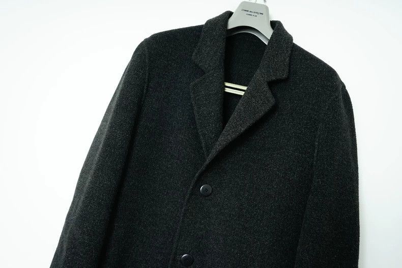 Yohji Yamamoto Yohji Yamamoto Yohji Yamamoto Mid-Length Wool Blend Coat Size US M / EU 48-50 / 2 - 3 Thumbnail