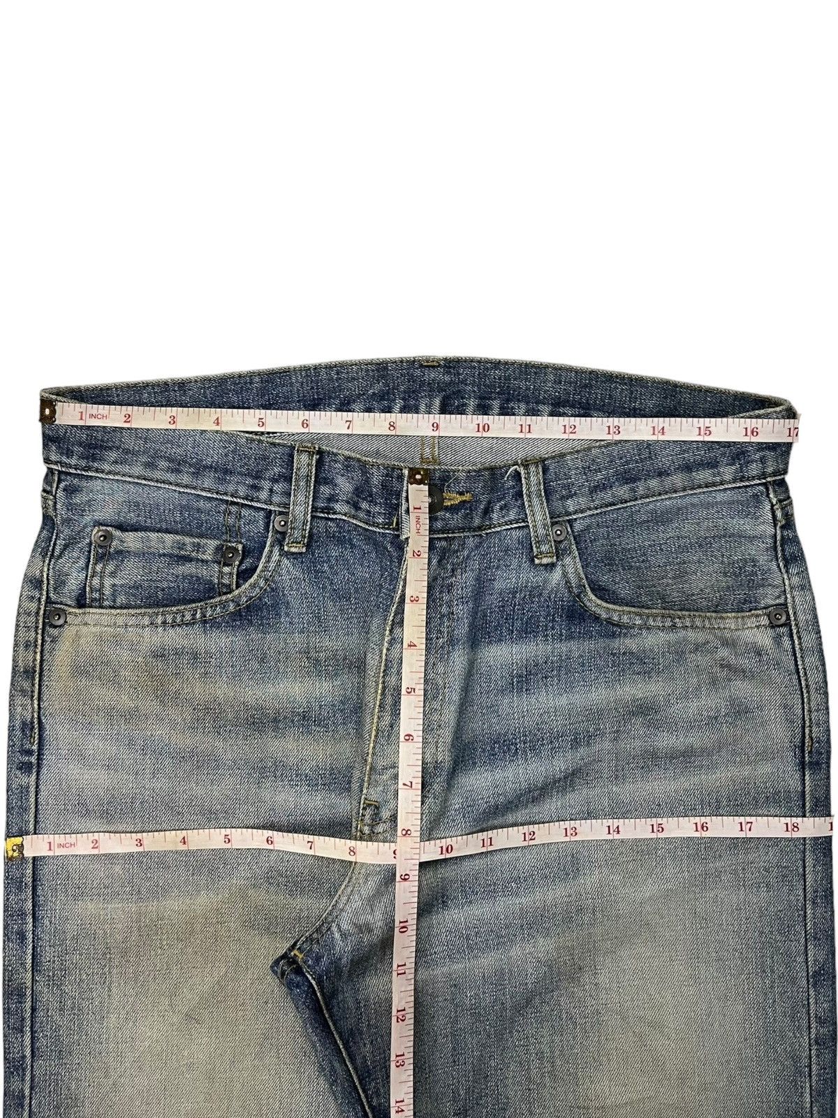 Japanese Brand × Uniqlo Vintage Japanese Uniqlo Mud Wash Distressed Baggy jeans Size US 34 / EU 50 - 11 Thumbnail