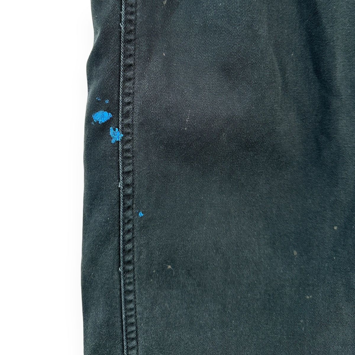 Vintage Washed Black Paint Splatter Distressed Cargo Pants Size US 30 / EU 46 - 4 Thumbnail