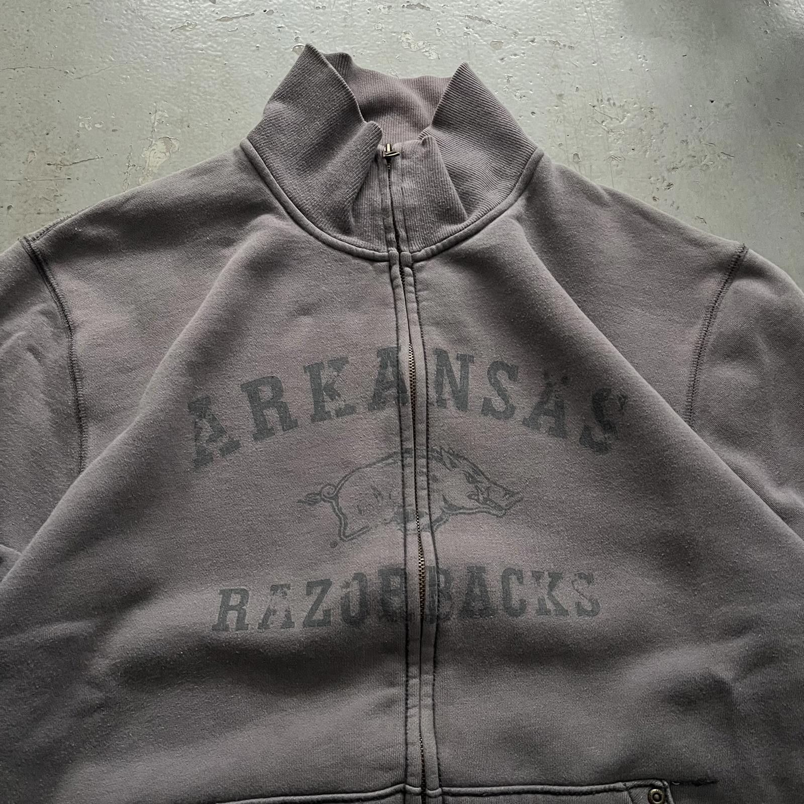 Jansport × Vintage Vintage Y2K Arkansas Razorbacks Full Zip Grunge Sweatshirt Size US XL / EU 56 / 4 - 2 Thumbnail