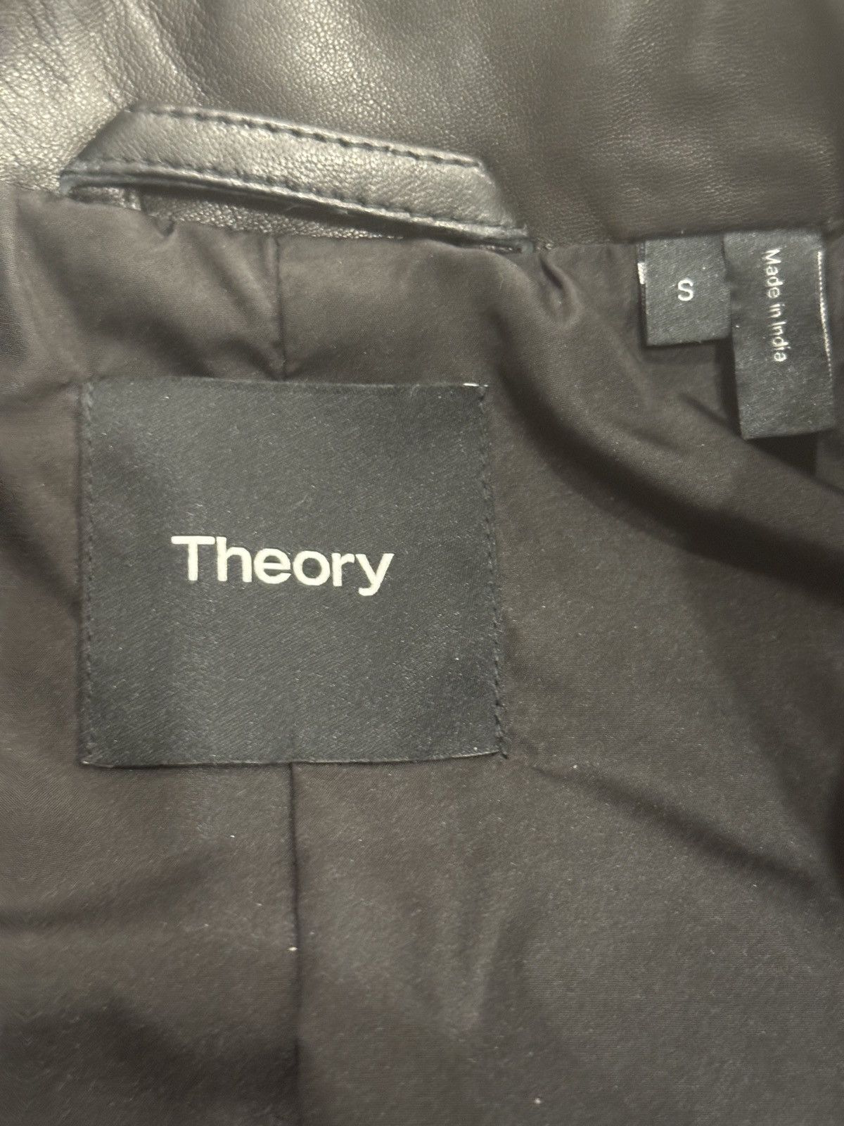 Theory Theory Lamb Leather Jacket Size US S / EU 44-46 / 1 - 2 Thumbnail