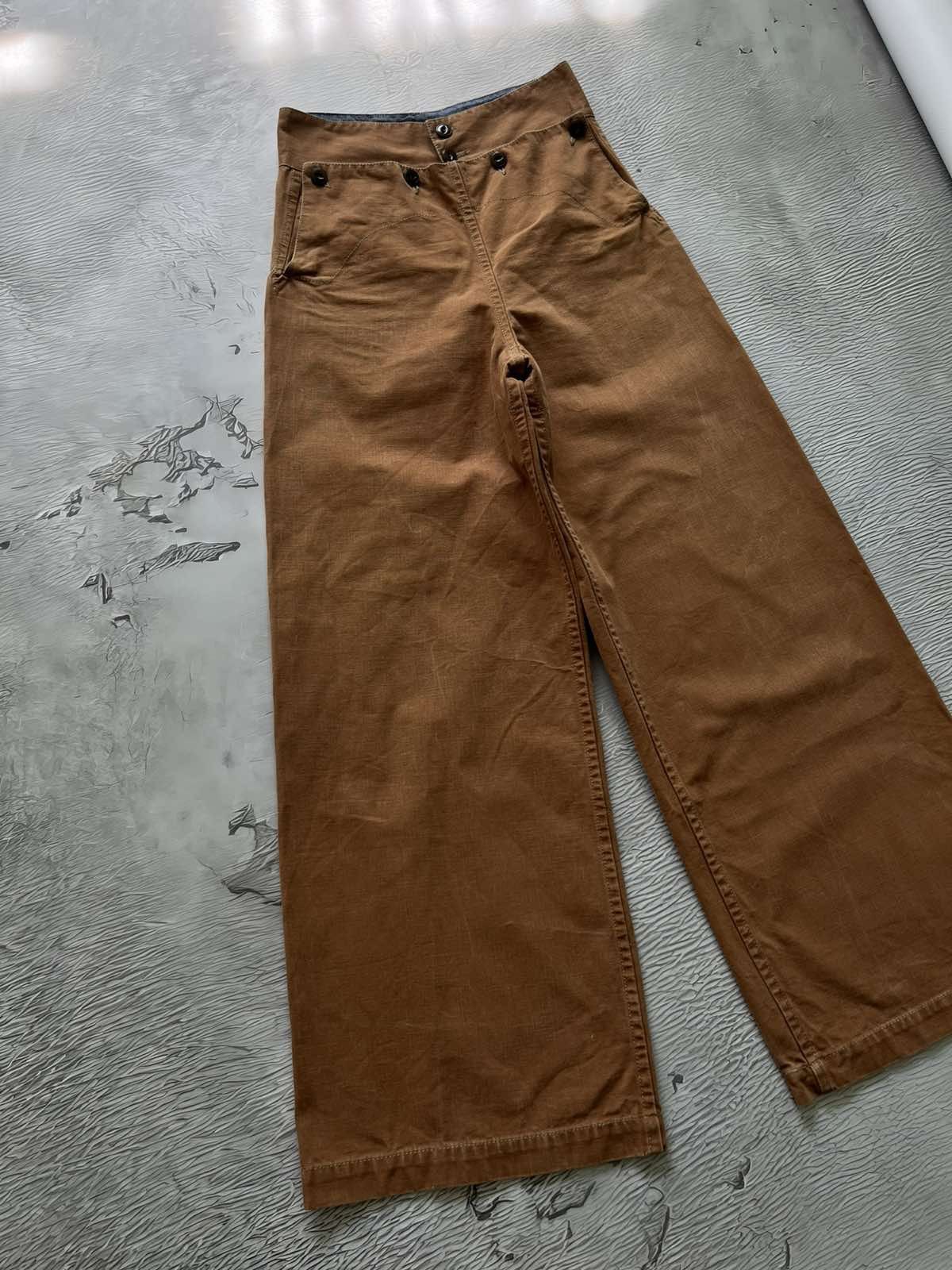 Scarti-Lab Scarti-Lab Mediterranean Manufactures Brown Pants Size US 27 - 2 Thumbnail