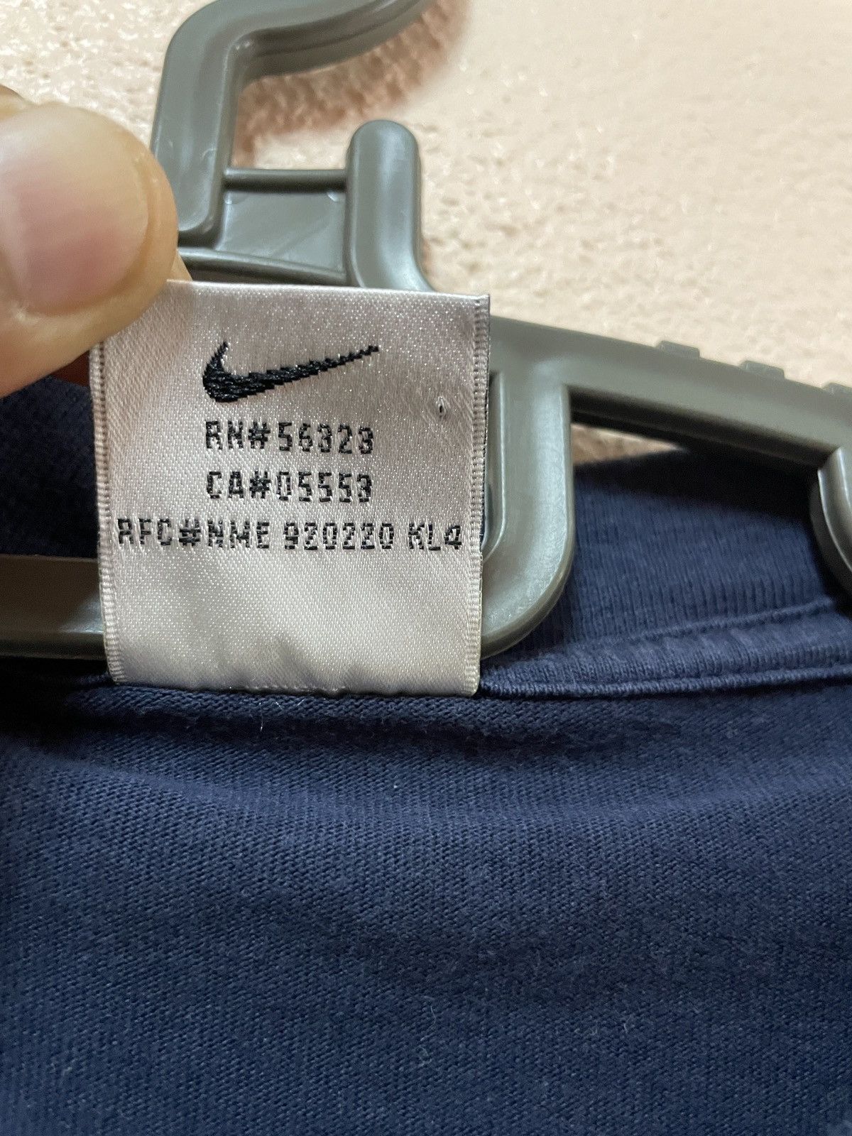 Nike × Vintage Vintage 90’s Nike Swoosh centre Big logo Streetwear Hip Hop Size US M / EU 48-50 / 2 - 5 Thumbnail