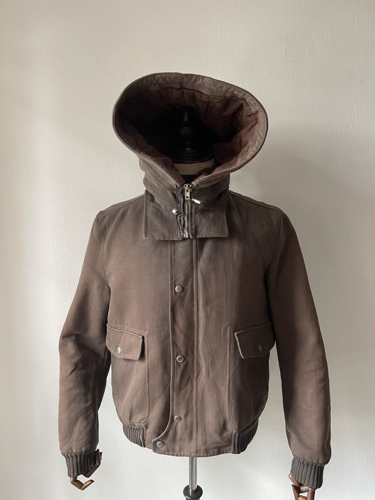 Hussein Chalayan Hussein Chalayan Hooded Bomber Jacket AW05 -"In Shadows" #98 Size US M / EU 48-50 / 2 - 1 Thumbnail