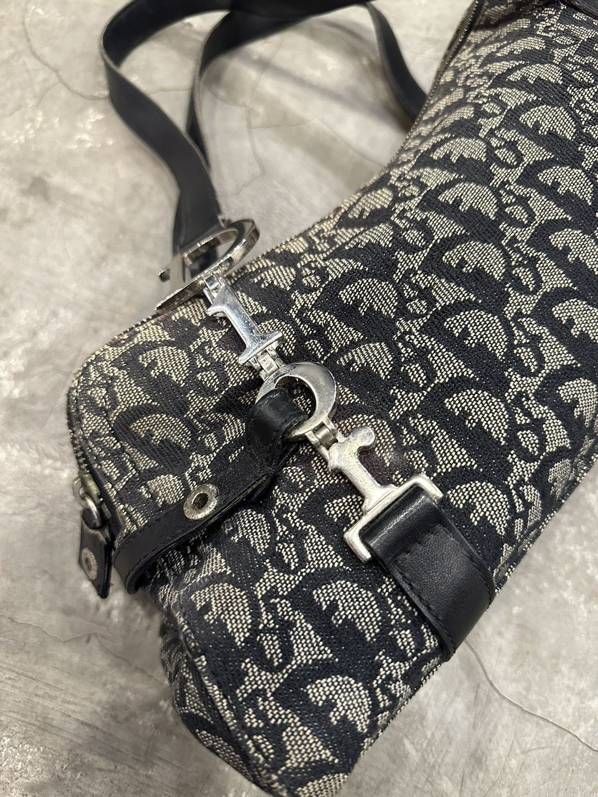 Christian Dior Monsieur Christian Dior Trotter Canvas Shoulder Bag Size ONE SIZE - 3 Thumbnail