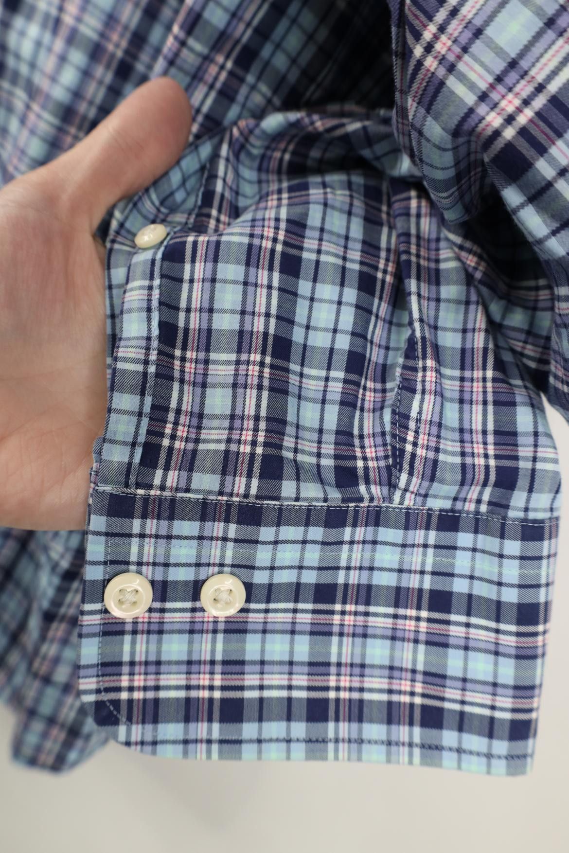 Peter Millar Peter Millar Crown Ease Flannel Collared Button Shirt Plaid Size US L / EU 52-54 / 3 - 5 Thumbnail
