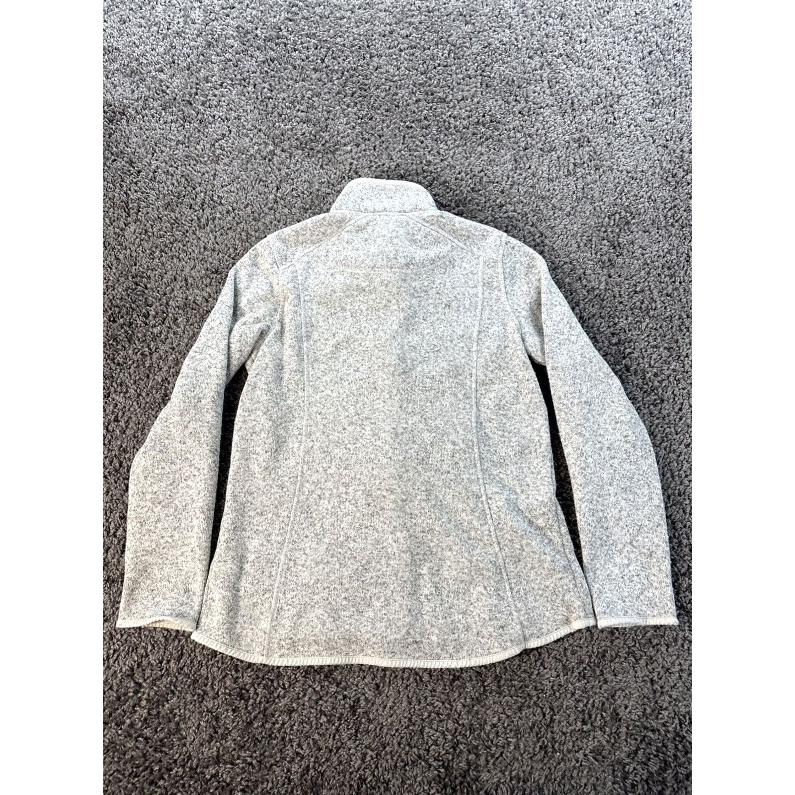 Vintage LL Bean Jacket Womens S Gray Full Zip Fleece Outdoor 279684 Jacket Shirt Coat Sweater Fleece Heathered Mid-Length Long Sleeve Regular Zip"} Size S / US 4 / IT 40 - 5 Thumbnail