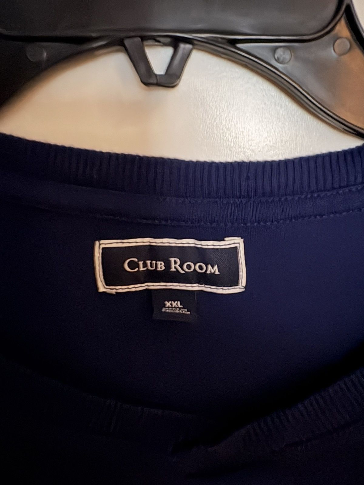 Club Room Club Room Men's Navy Blue Crew Neck Solid T-Shirt XXL Size US XXL / EU 58 / 5 - 10 Thumbnail