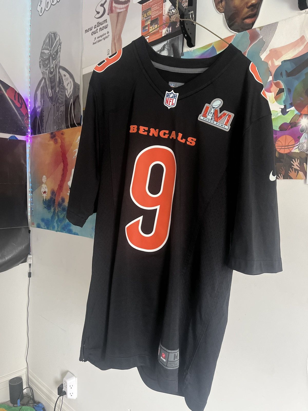 NFL × Nike 2022 Joe Burrow SB Bengals Jersey Size US M / EU 48-50 / 2 - 1 Thumbnail