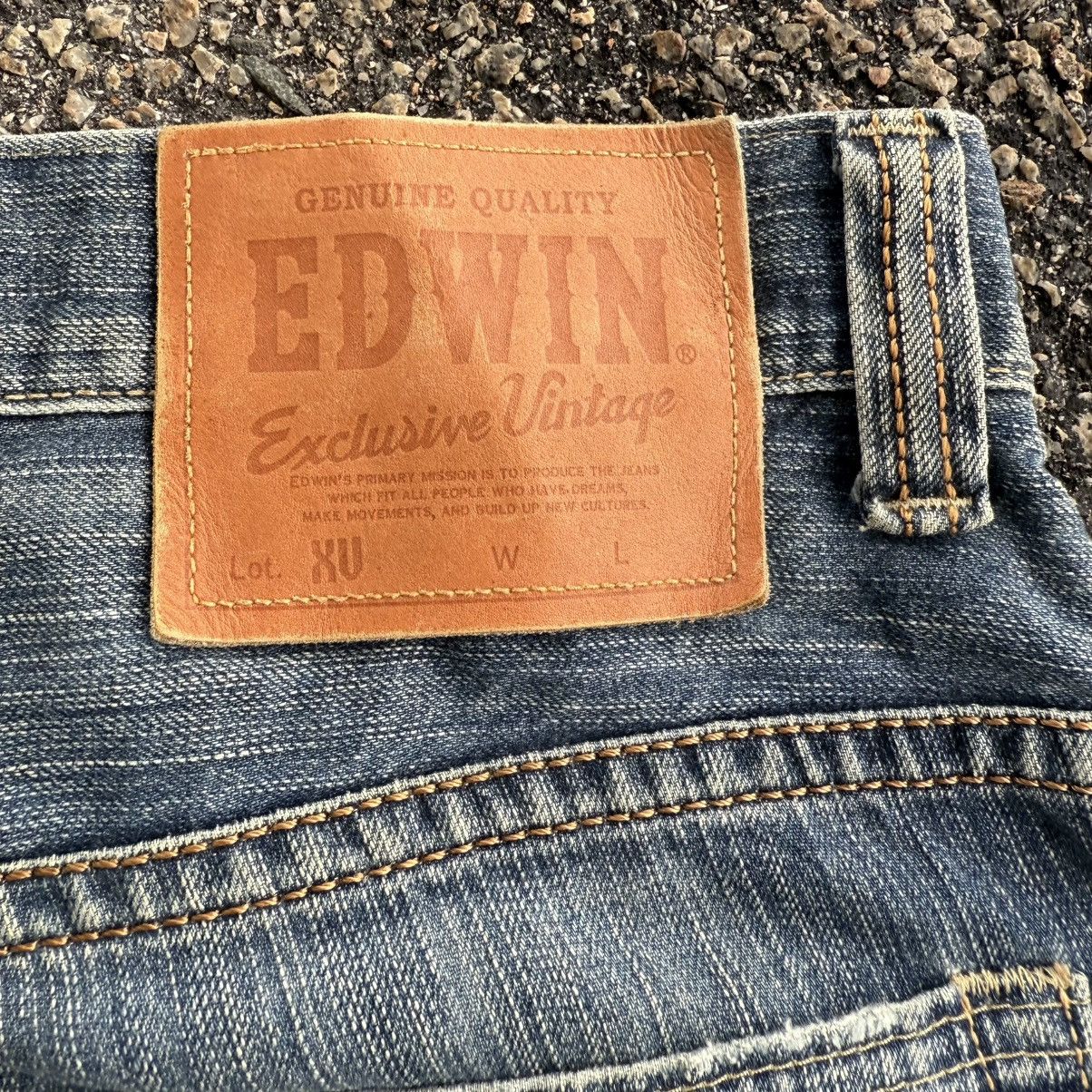 Edwin VINTAGE EDWIN 503 FADED DENIM JEAN PANTS Size US 35 - 12 Thumbnail