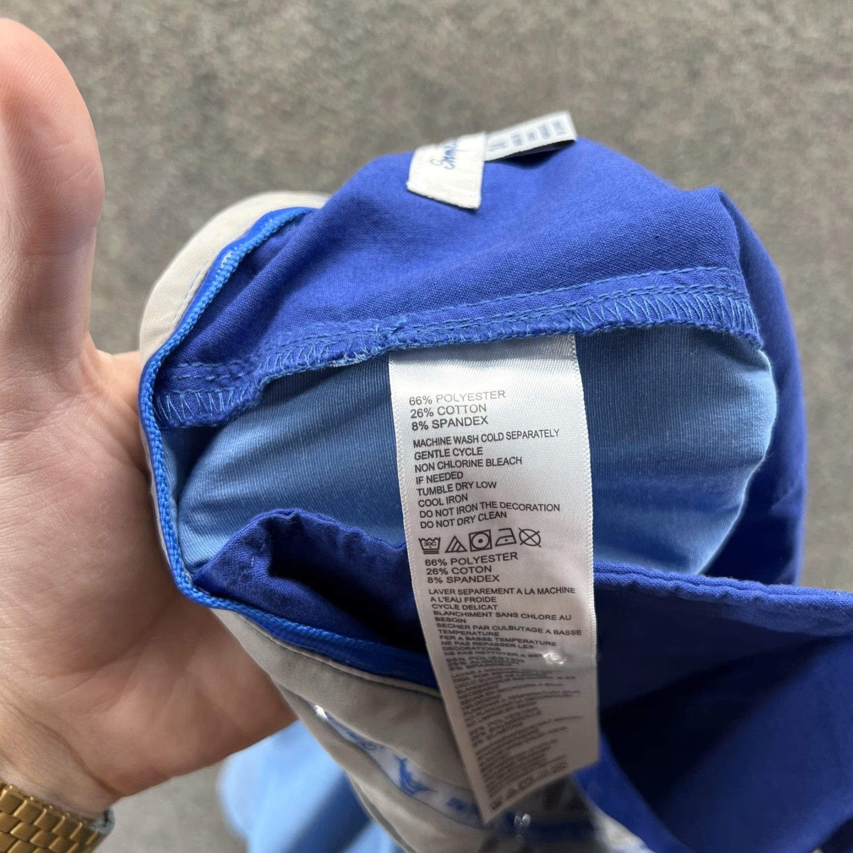 Tommy Bahama Tommy Bahama Shorts Mens 34 Blue Stretch Chino Flat Front Golf Casual 10 Inseam Mens Regular Inseam 10 Size US 34 / EU 50 - 5 Thumbnail