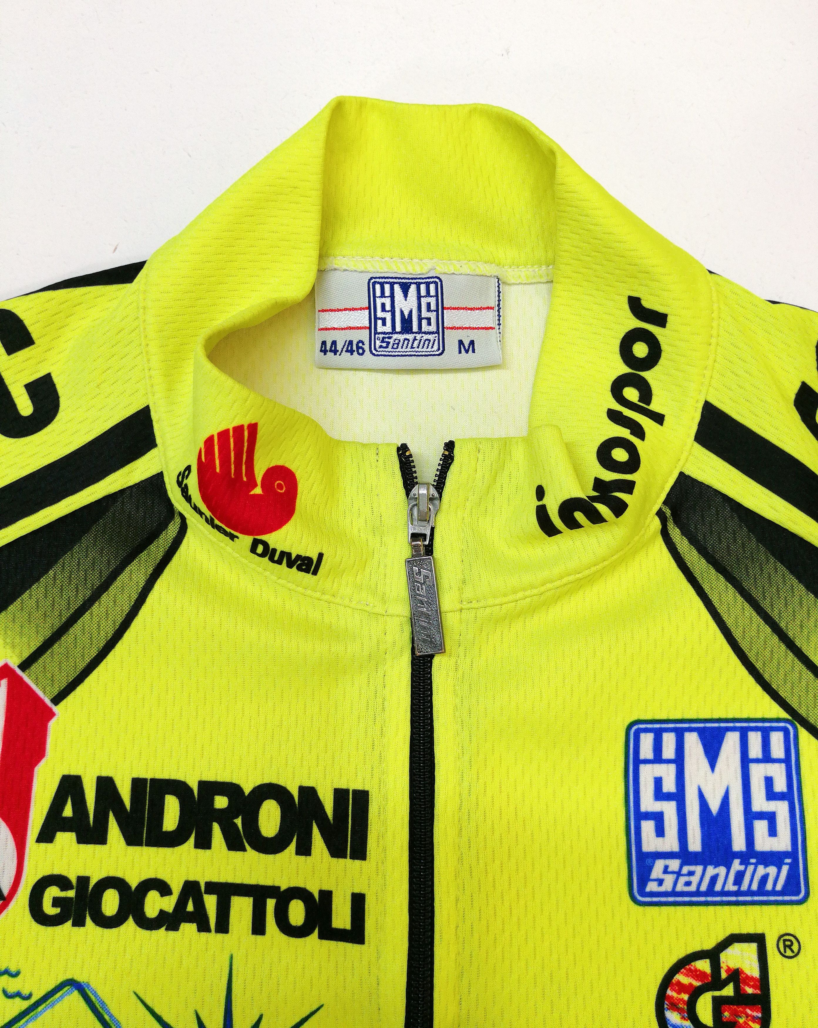 Vintage Vintage Santini Saunier Duval Cycling Jersey Sidermec Size US M / EU 48-50 / 2 - 7 Thumbnail
