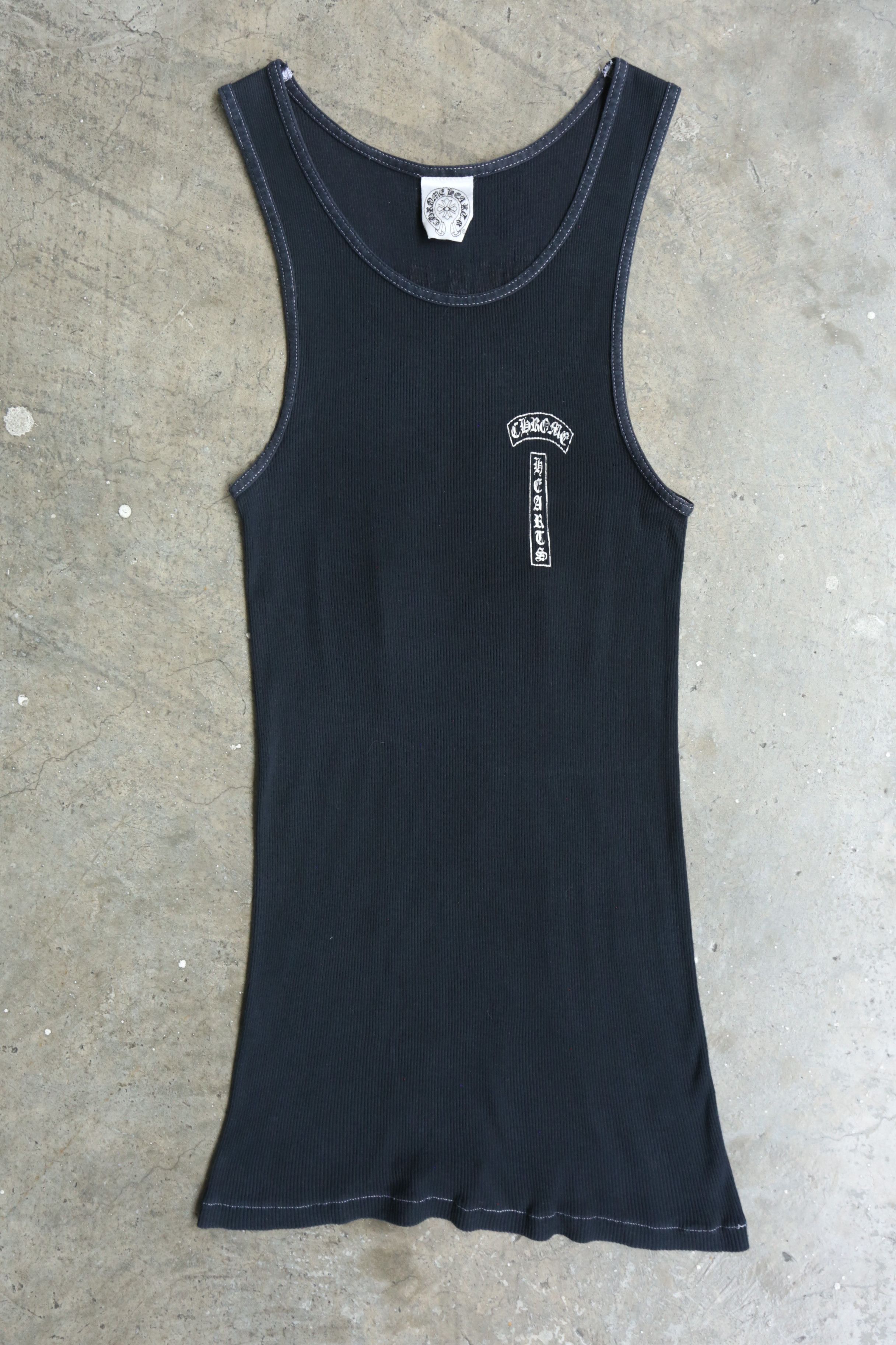 Chrome Hearts Chrome Hearts - "Fuck You" Celtic Cross Ribbed Tank Top Size US M / EU 48-50 / 2 - 2 Thumbnail