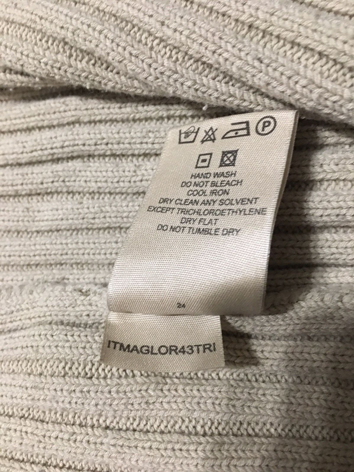 Burberry Burberry London Beige Cotton Knit Zip Sweater Size L Size US L / EU 52-54 / 3 - 14 Thumbnail