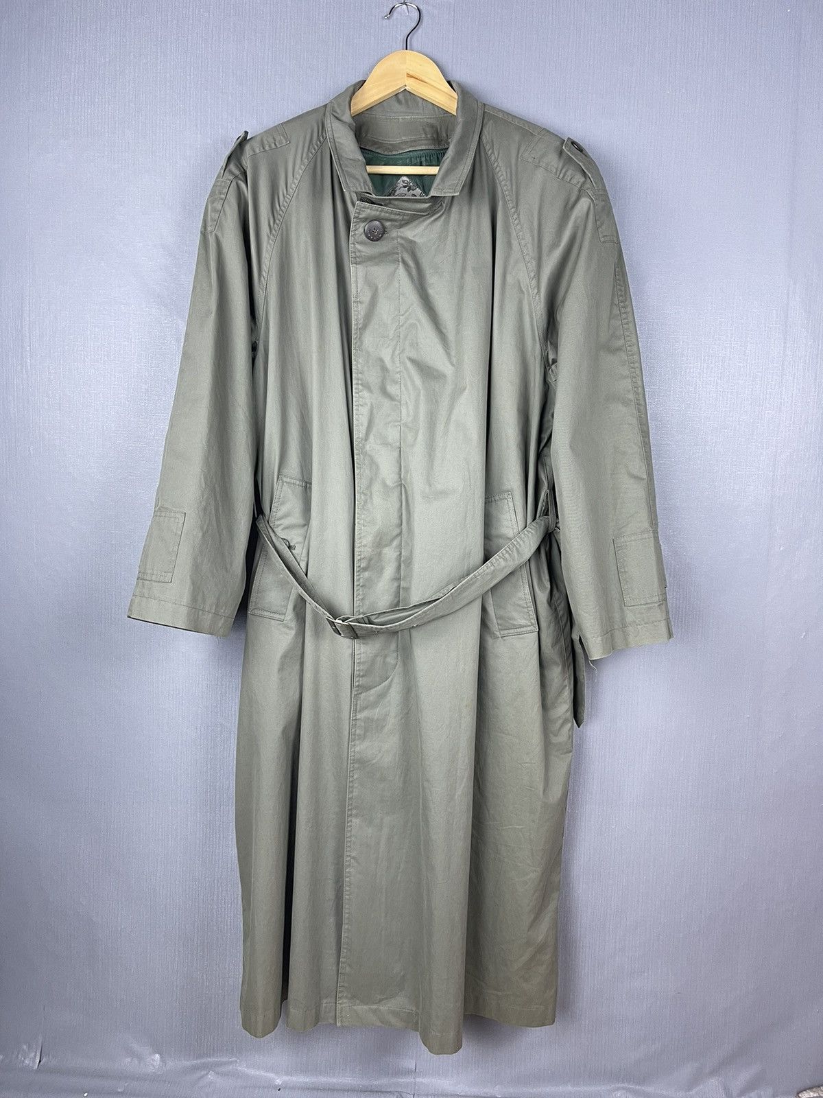 Lanvin VINTAGE LANVIN STUDIO Double Breast Trench Coat Size US L / EU 52-54 / 3 - 3 Thumbnail