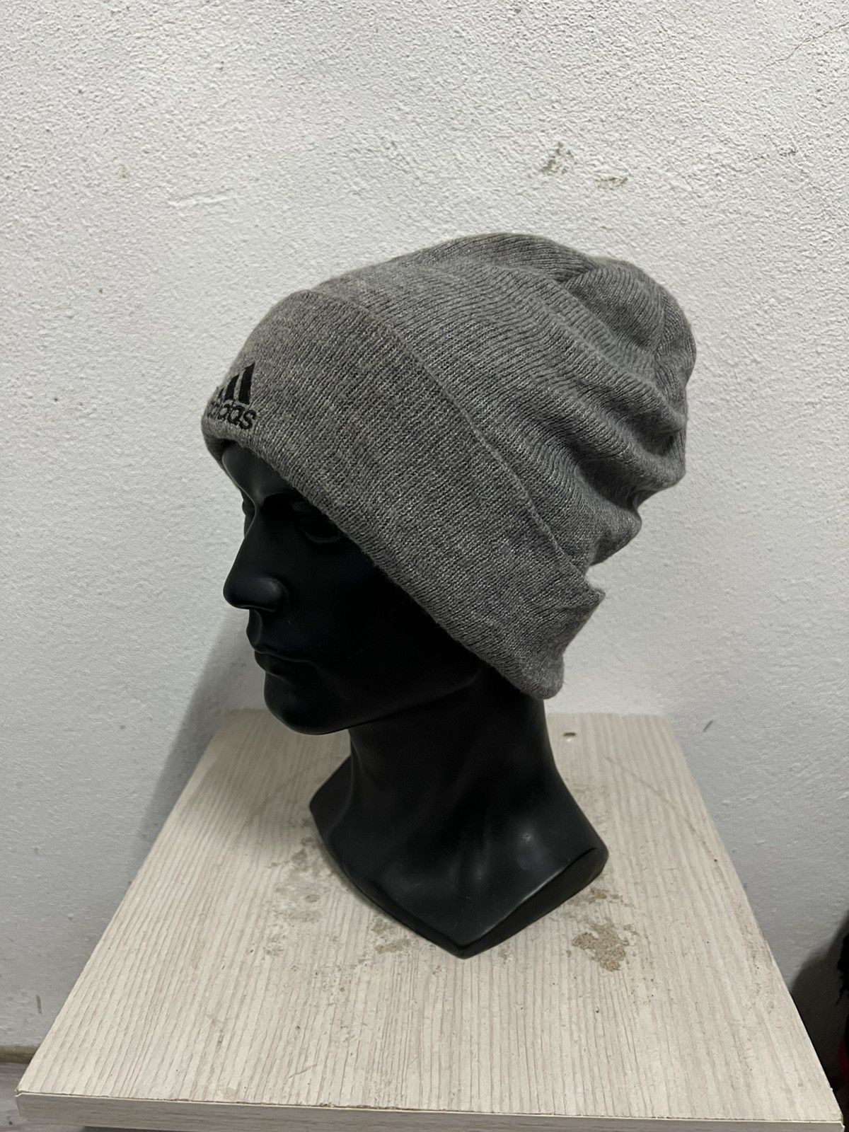 Adidas Vintage Adidas Big Logo Beanie Hat Size ONE SIZE - 3 Thumbnail