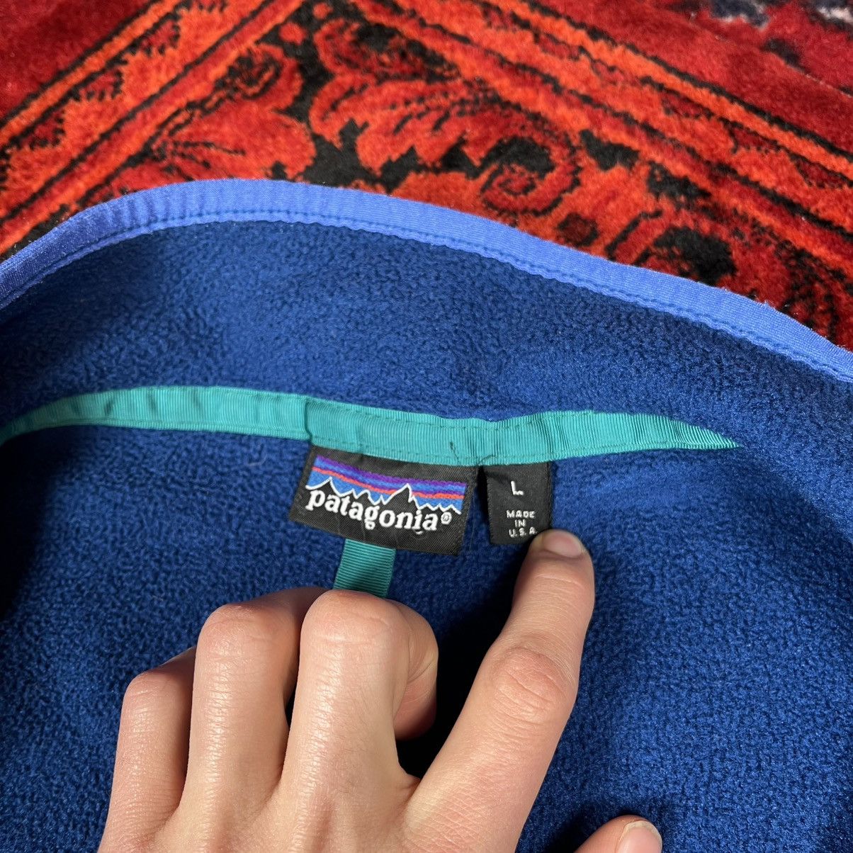Patagonia Vintage Patagonia Synchilla Half-Zip Fleece Gorpcore Blue Size US L / EU 52-54 / 3 - 8 Thumbnail