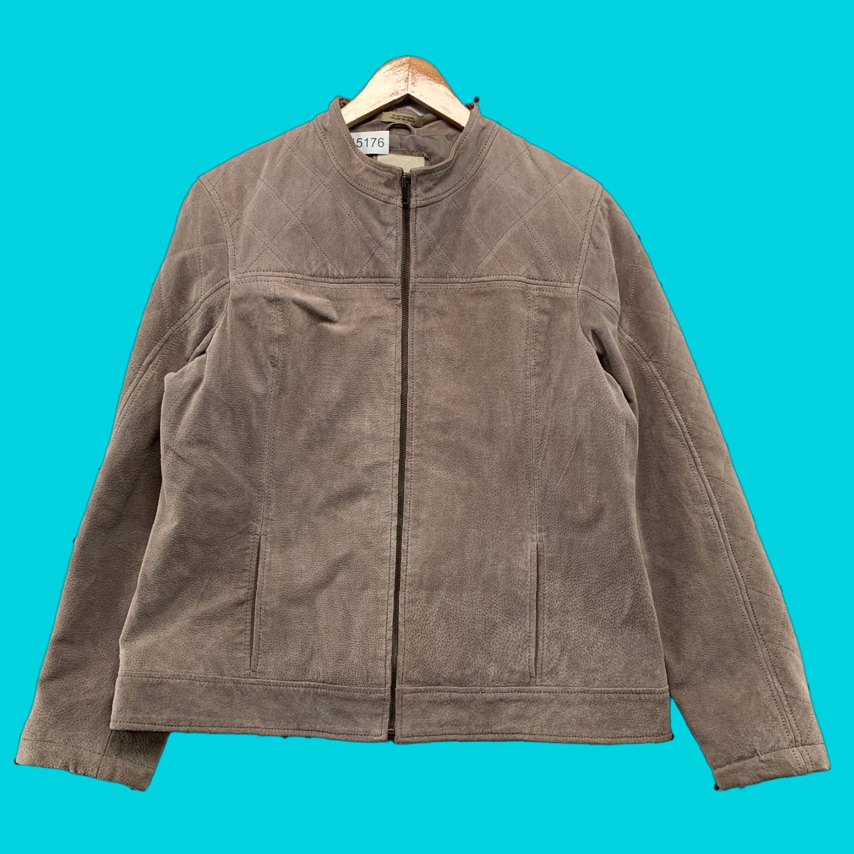 Vintage VINTAGE Ruff Hewn Leather Jacket Womens XL Brown Suede Well Worn Y2K Timeless Size XL / US 12-14 / IT 48-50 - 1 Thumbnail