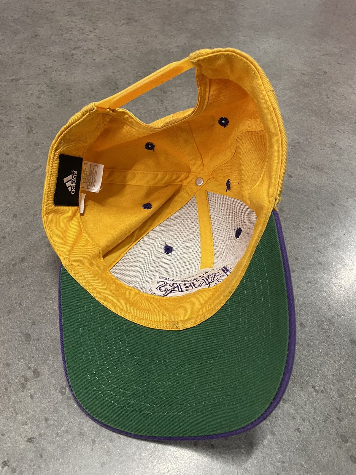 NBA × Vintage Y2K 2000’s VTG Vintage LA Los Angeles Lakers Snapback Hat Size ONE SIZE - 4 Thumbnail