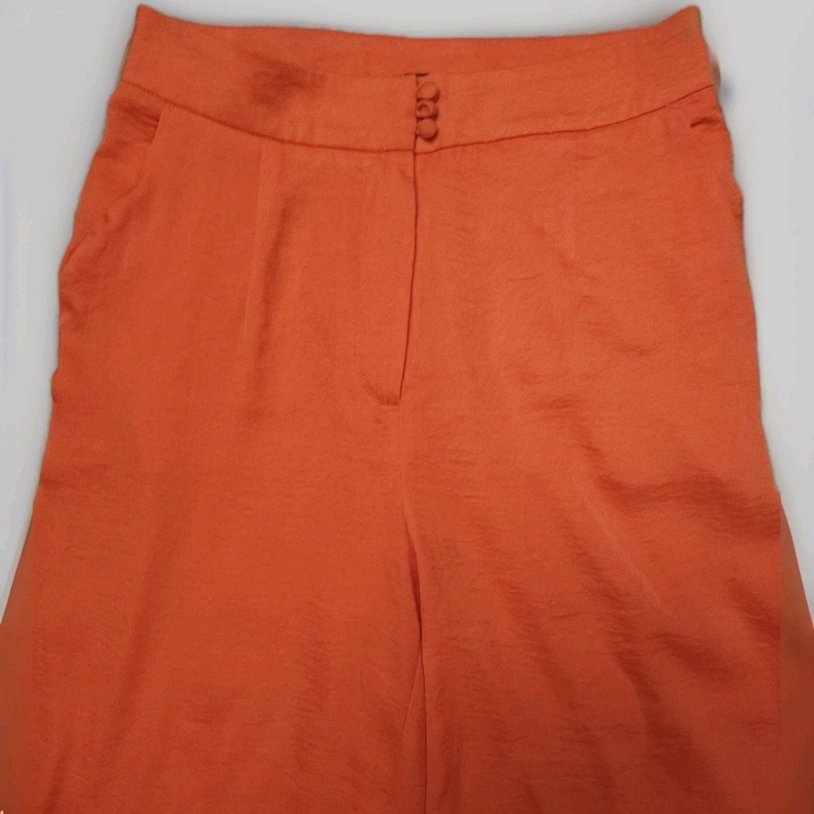Free People FREE PEOPLE WOMEN'S PANTS WIDE LEG SIDE POCKETS J FLY LINED Size 26" / US 2 / IT 38 - 5 Thumbnail