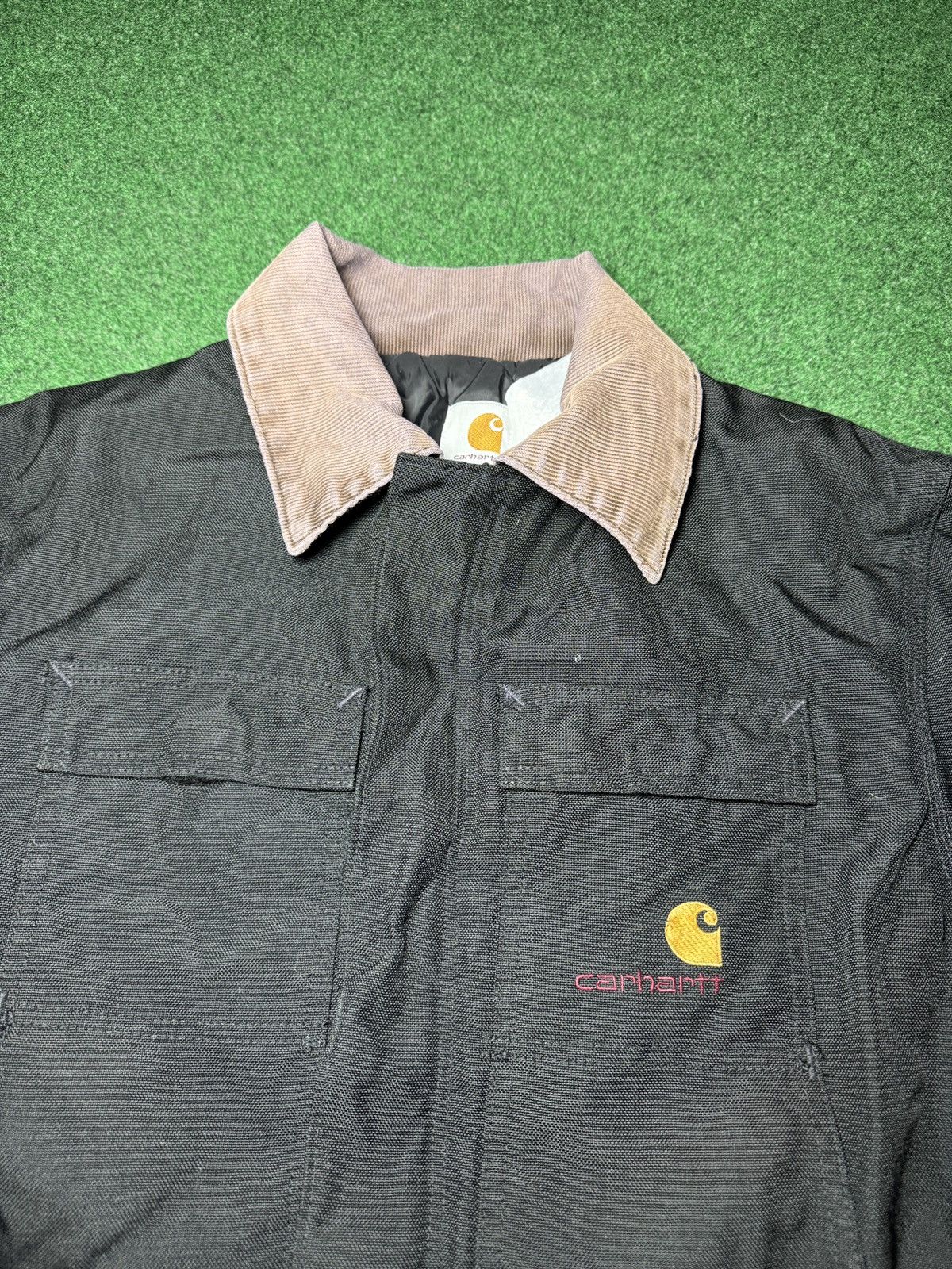 Carhartt Vintage 90s Carhartt Full Zip Black XL Arctic Jacket Size US XL / EU 56 / 4 - 2 Thumbnail