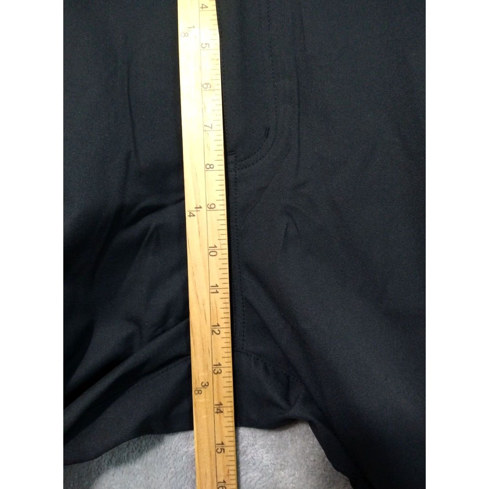 Vintage Jack Archer Pants Mens 36x30 Black Chino Athletic Fit Flat Front Stretch Cargo Pockets Tapered Inseam 30 Vintage No Size US 36 / EU 52 - 4 Thumbnail