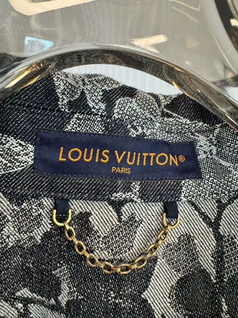 Louis Vuitton Louis Vuitton New Black Botanical Floral Denim Shirt Size US XXL / EU 58 / 5 - 4 Thumbnail