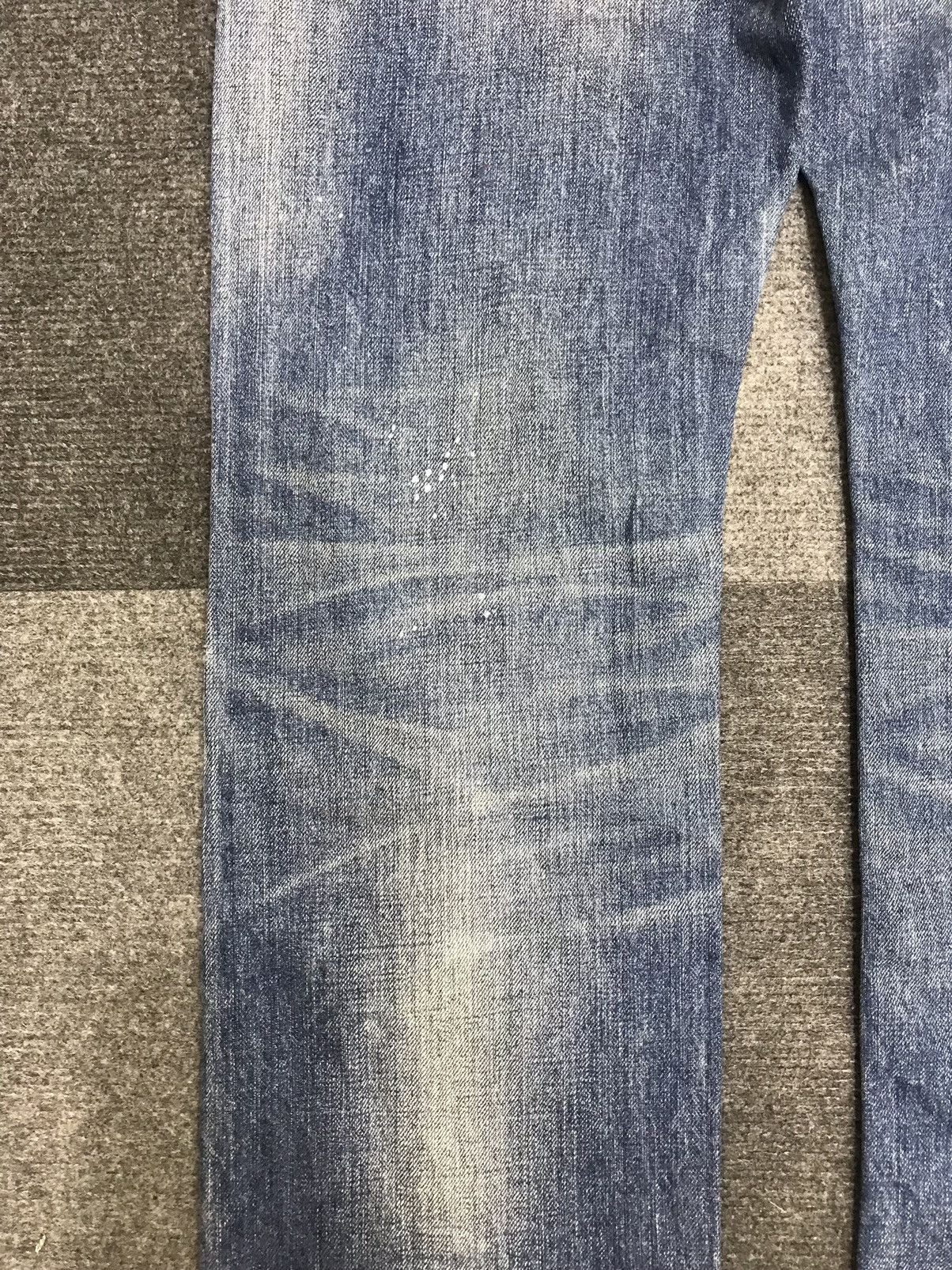 Japanese Brand 💥Insane 90s Style💥Red Card Stone Wash Fades Denim F454 Size US 32 / EU 48 - 13 Thumbnail